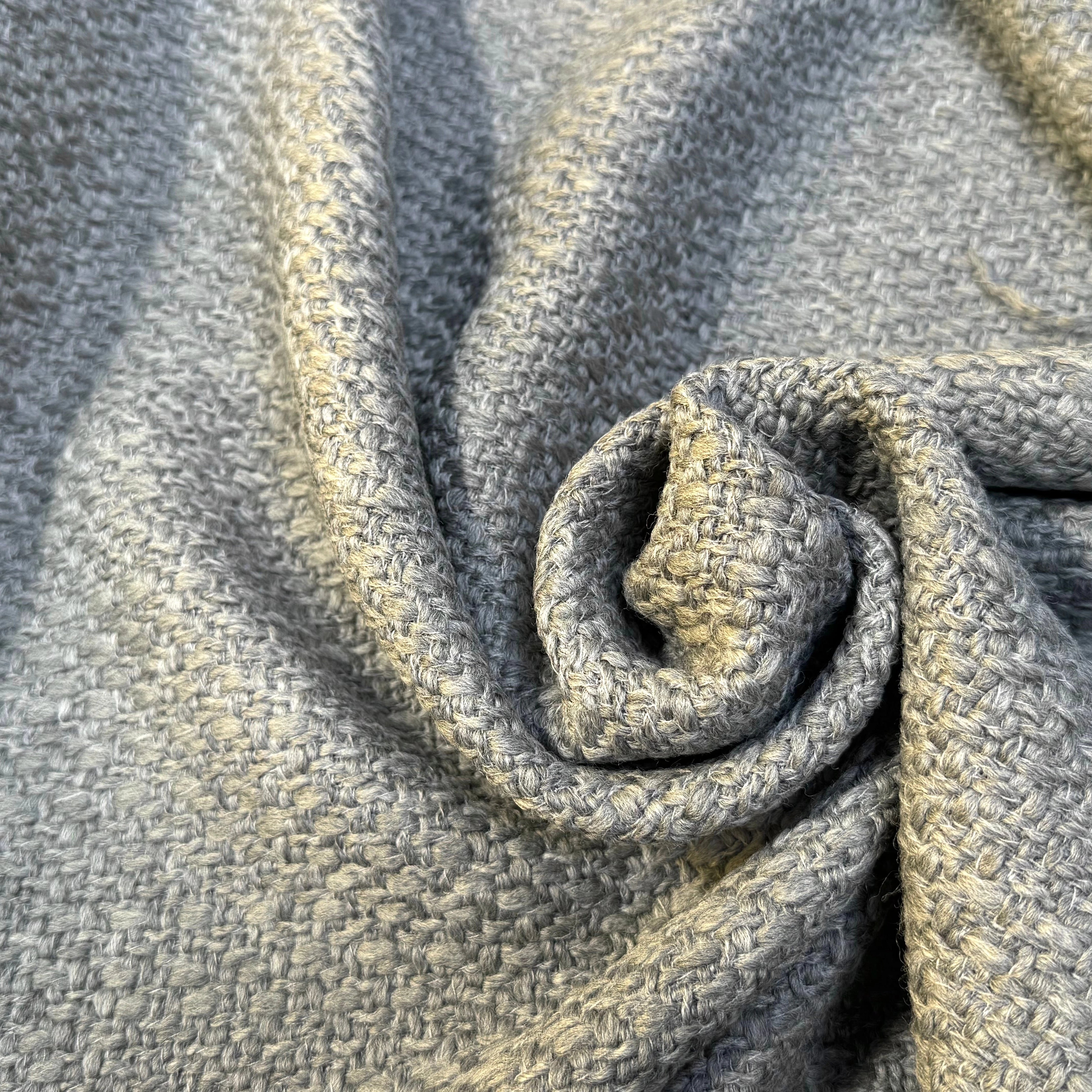 TWEED BOUCLETTE DE LAINE GRIS ULTRA BEAU - My Little Coupon