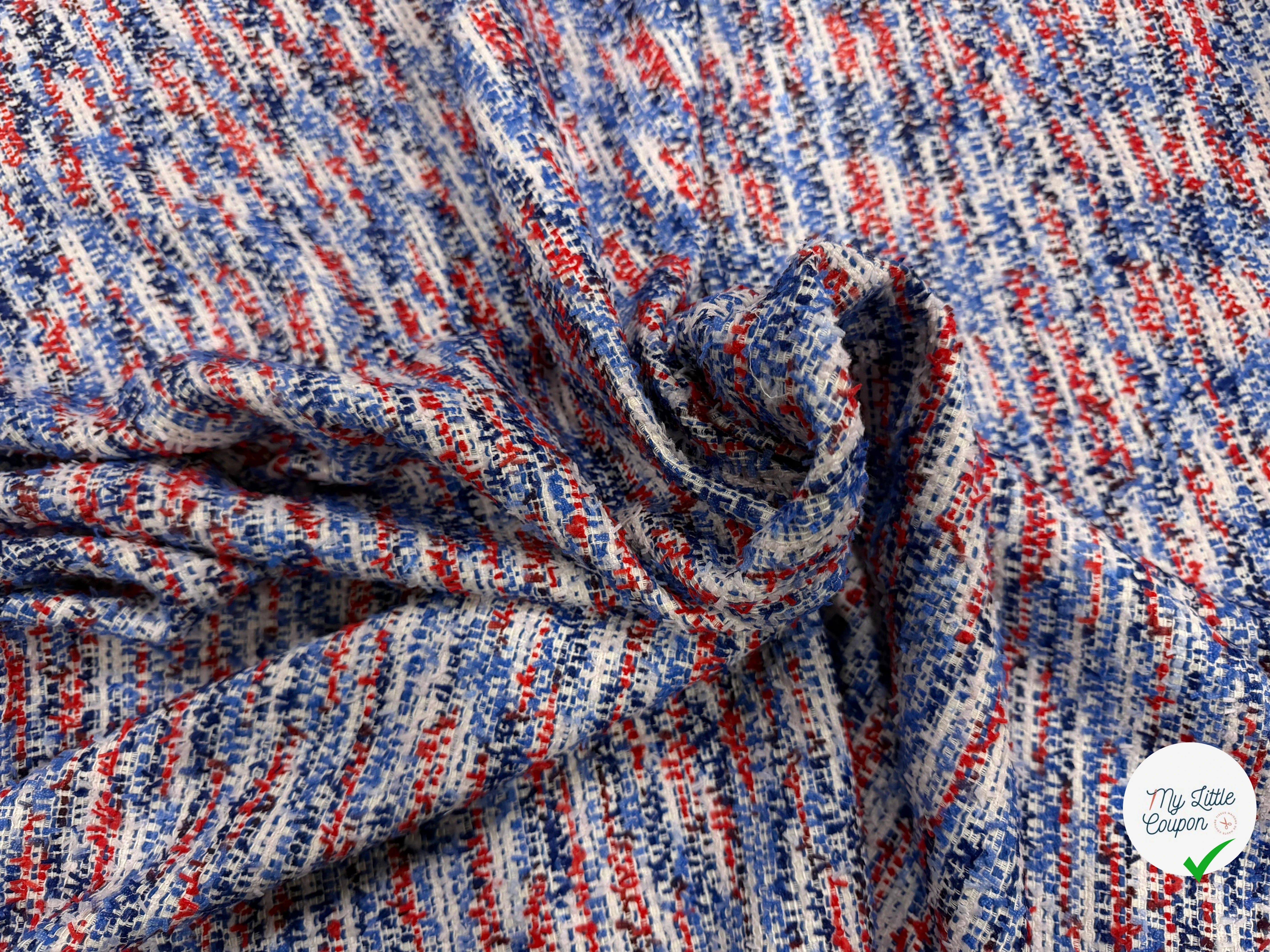 TWEED COTON TAILLEUR MI SAISON - My Little Coupon