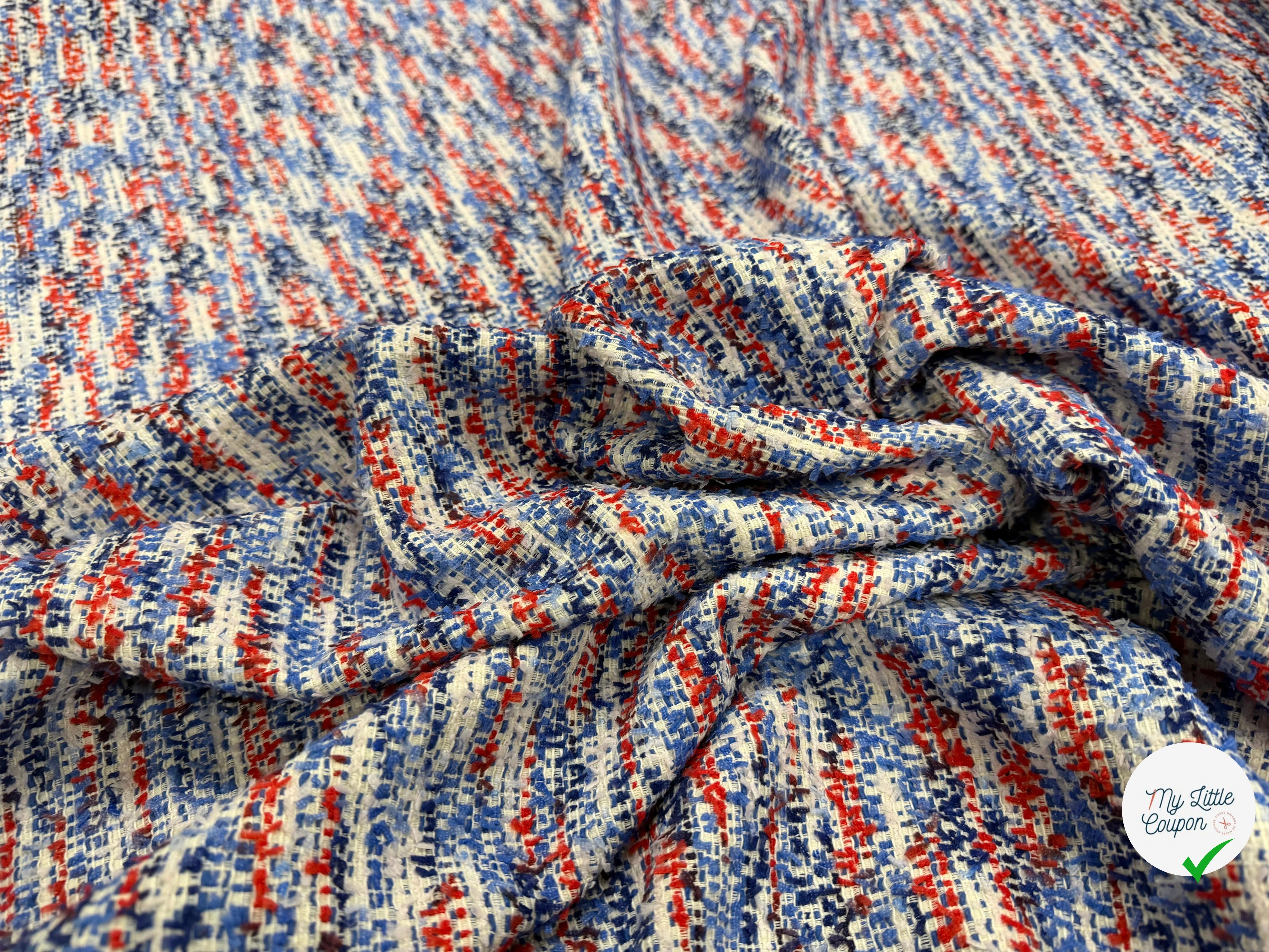 TWEED COTON TAILLEUR MI SAISON - My Little Coupon