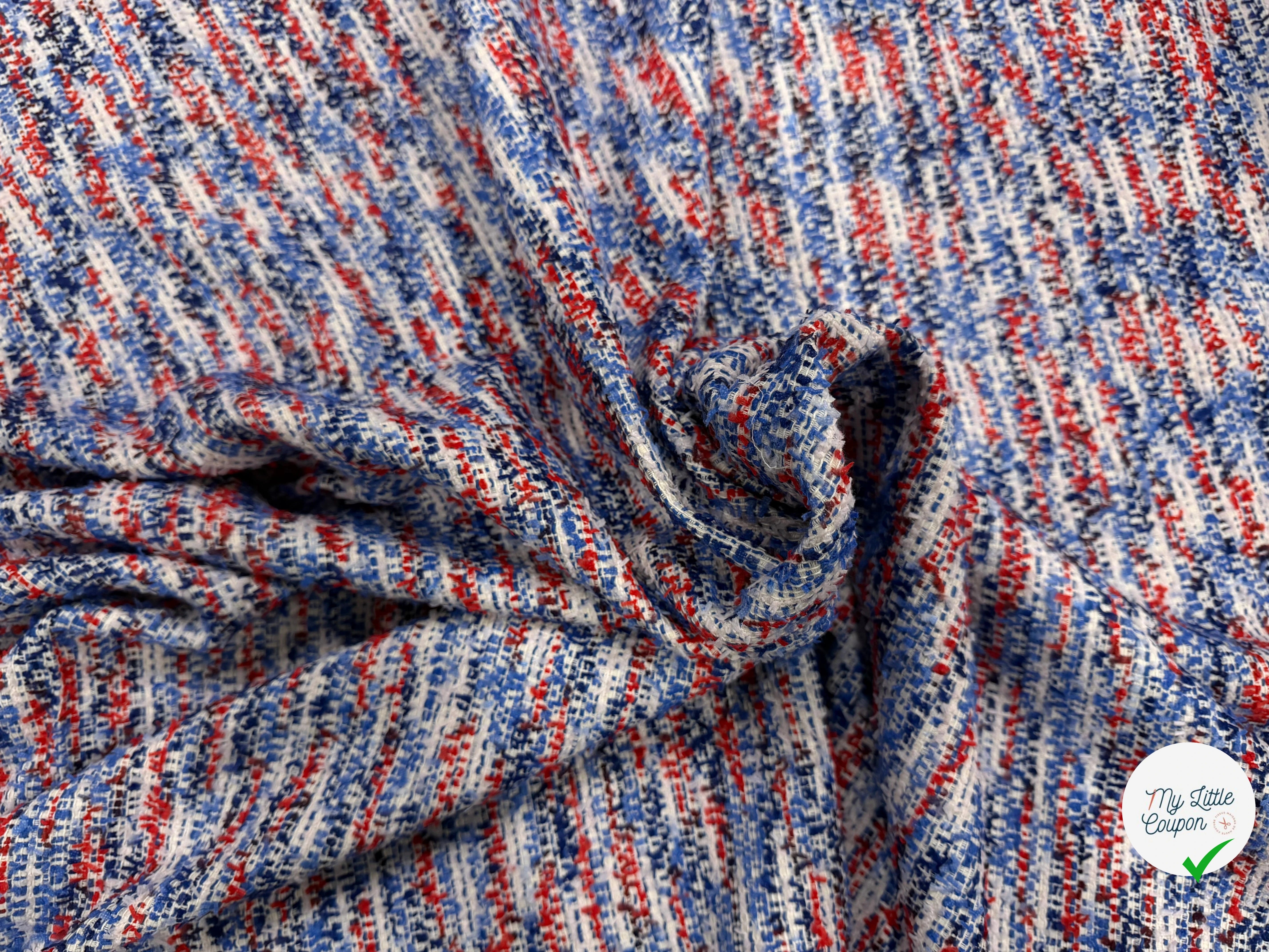 TWEED COTON TAILLEUR MI SAISON - My Little Coupon