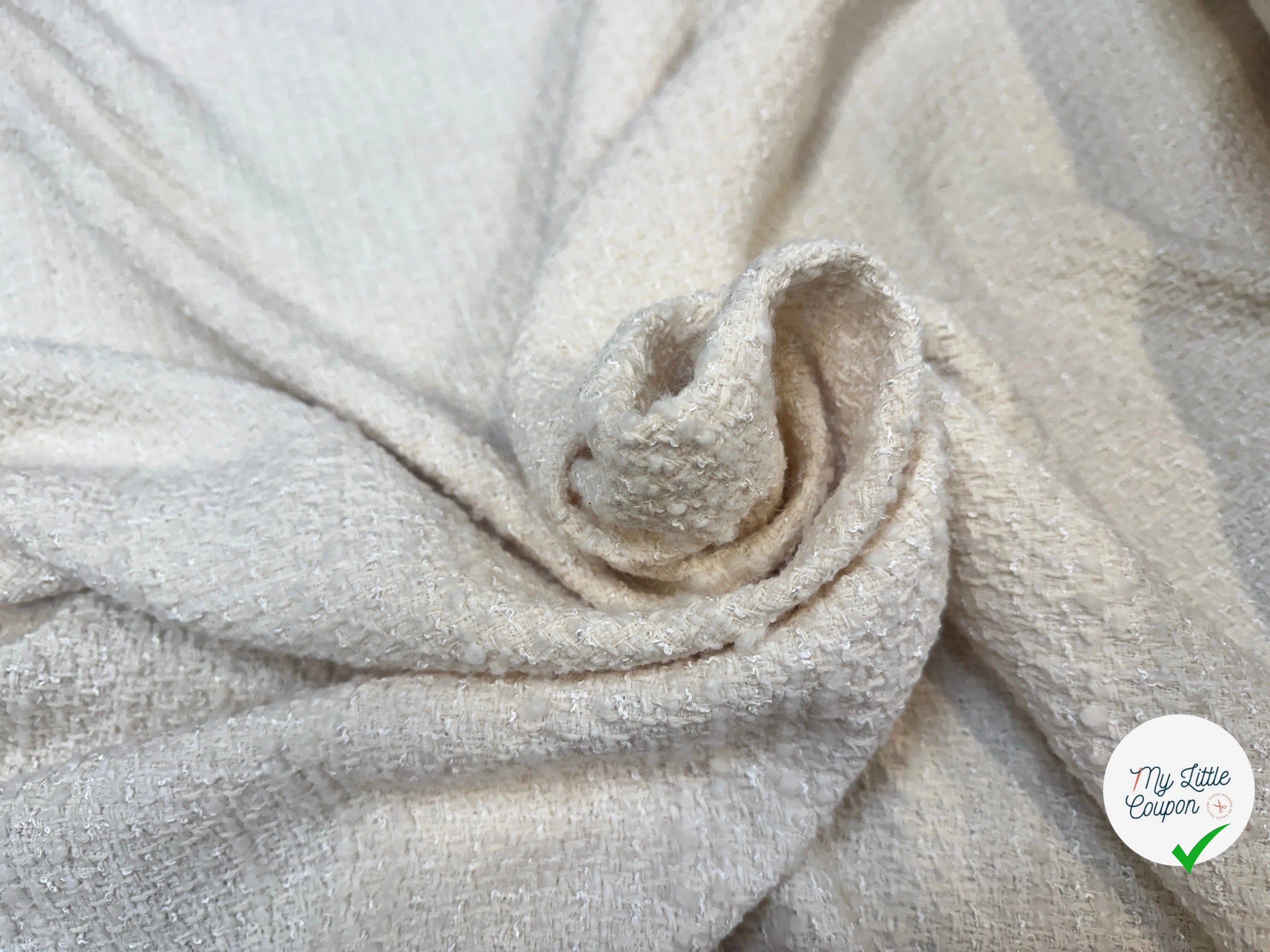 TWEED CRÈME COTON - My Little Coupon
