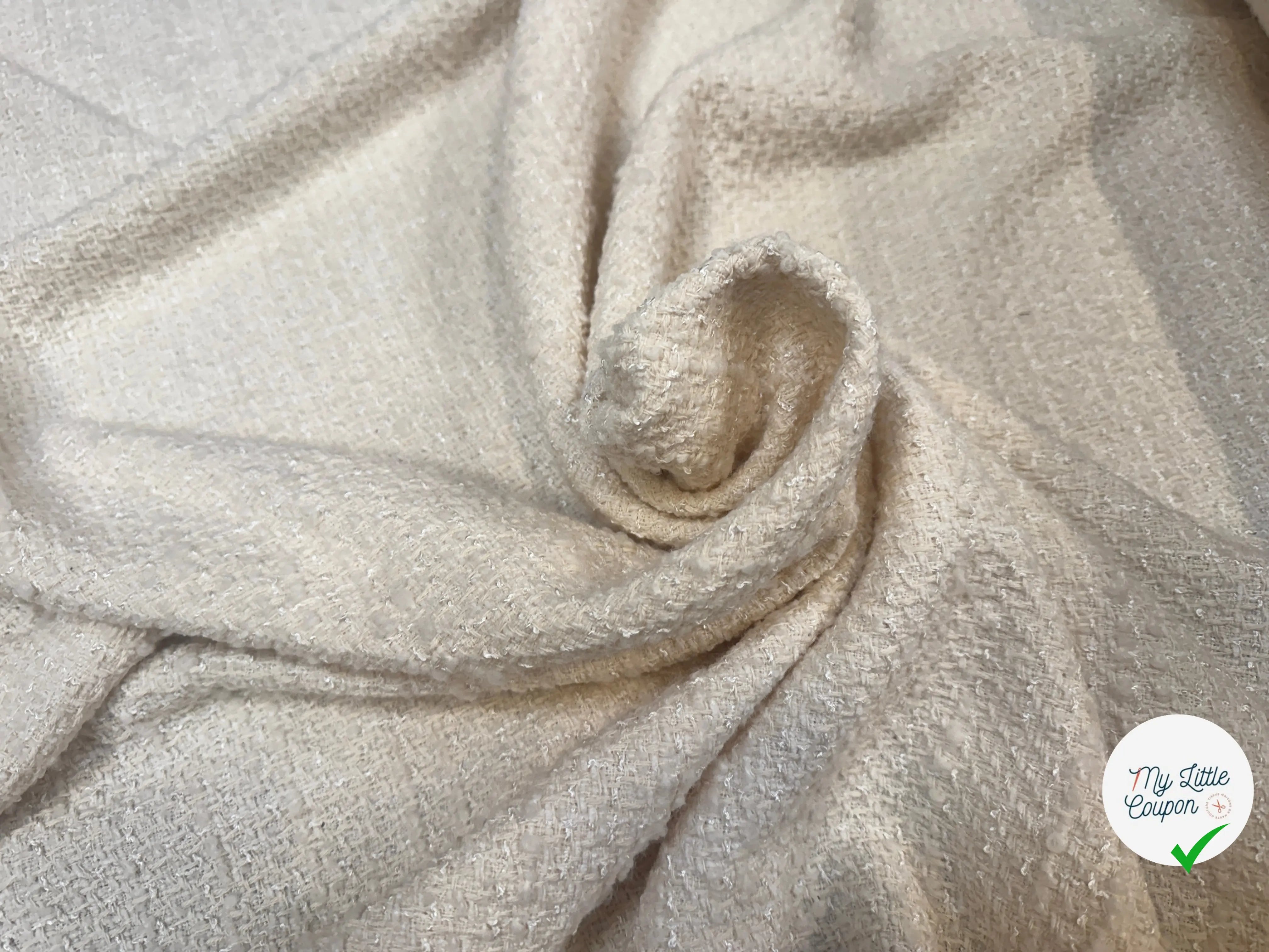 TWEED CRÈME COTON - My Little Coupon