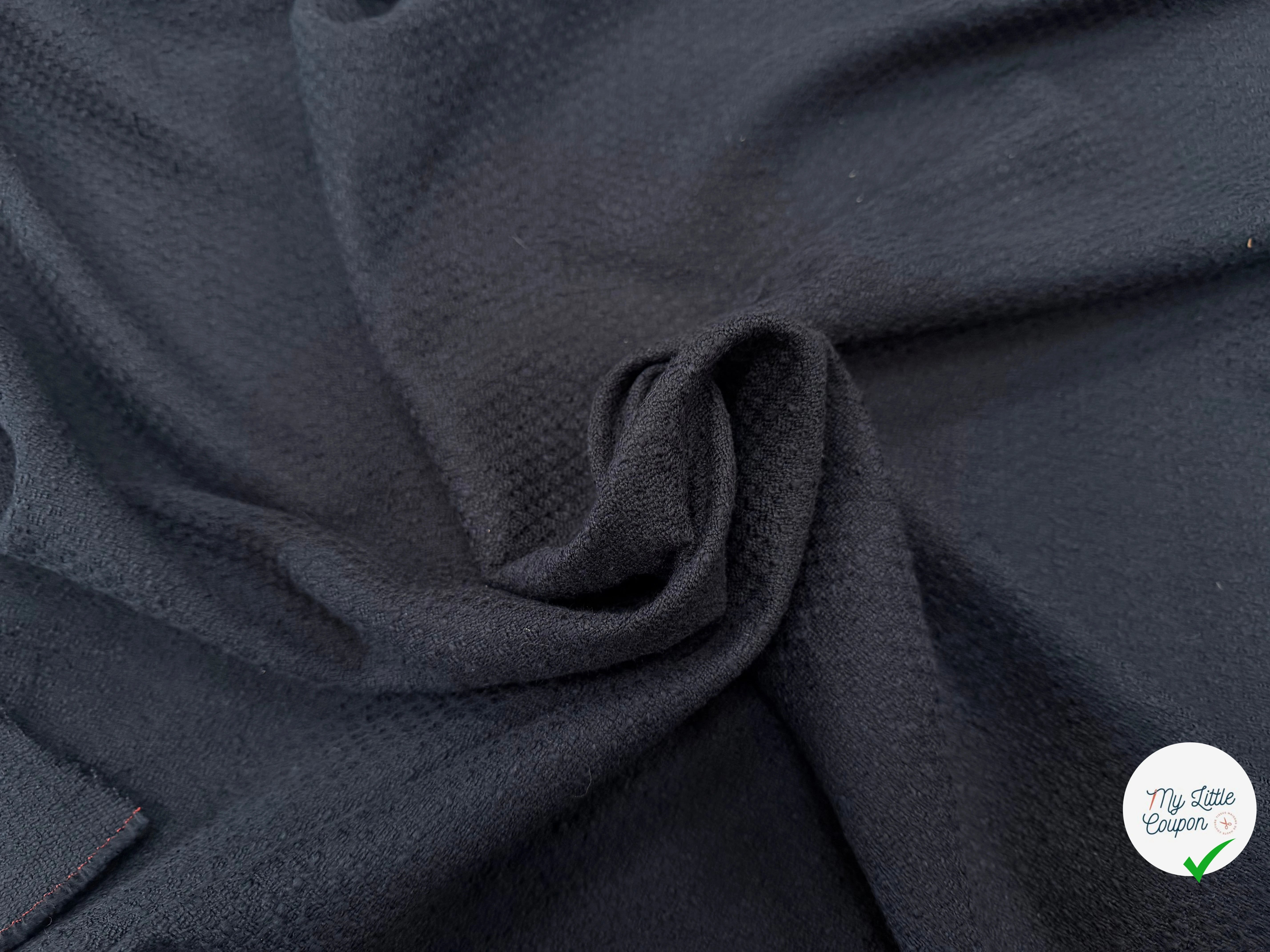 TWEED DE COTON NAVY - My Little Coupon