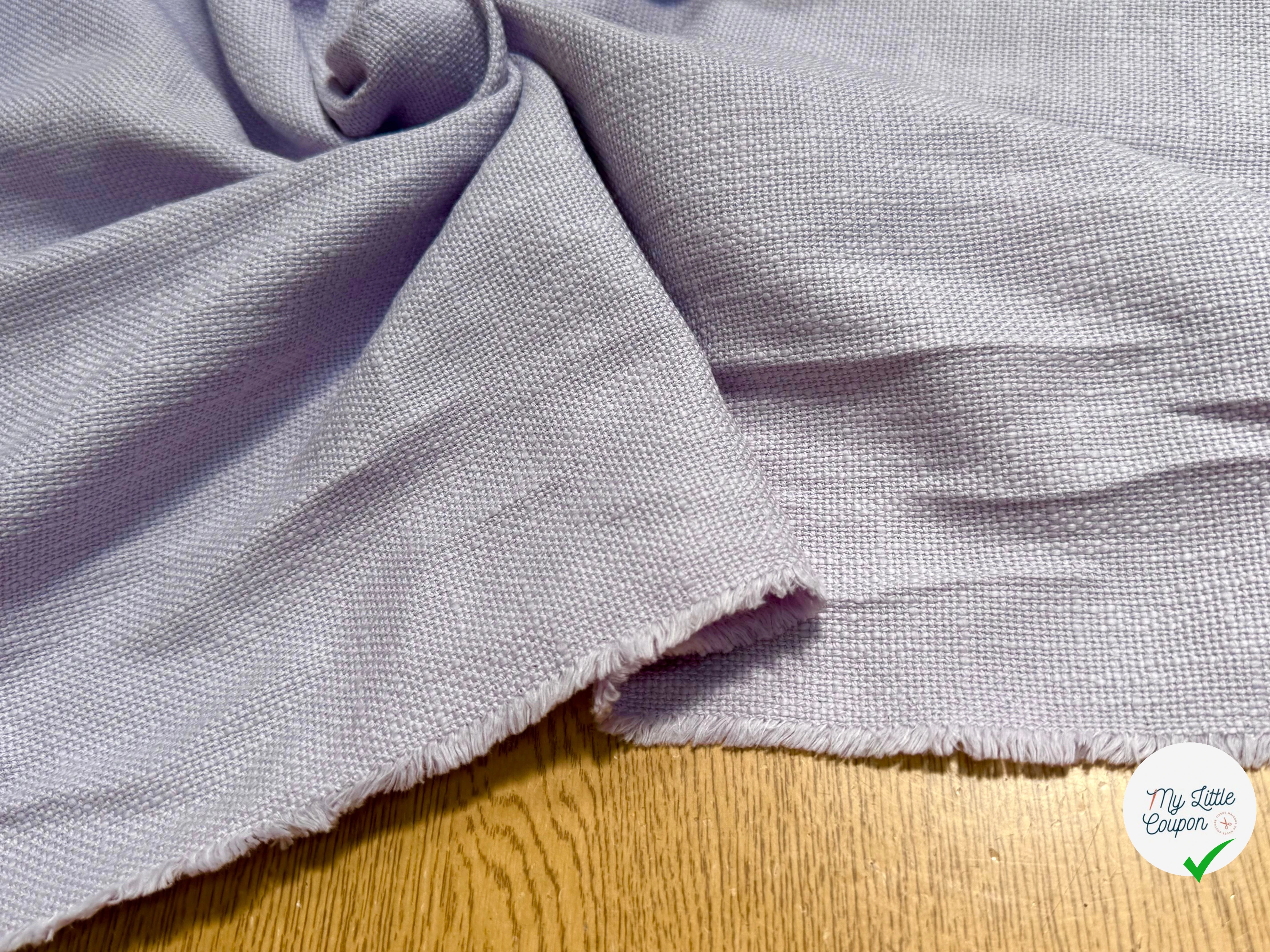TWEED DE COTON TRICOT RUSTIQUE LAVANDE - My Little Coupon