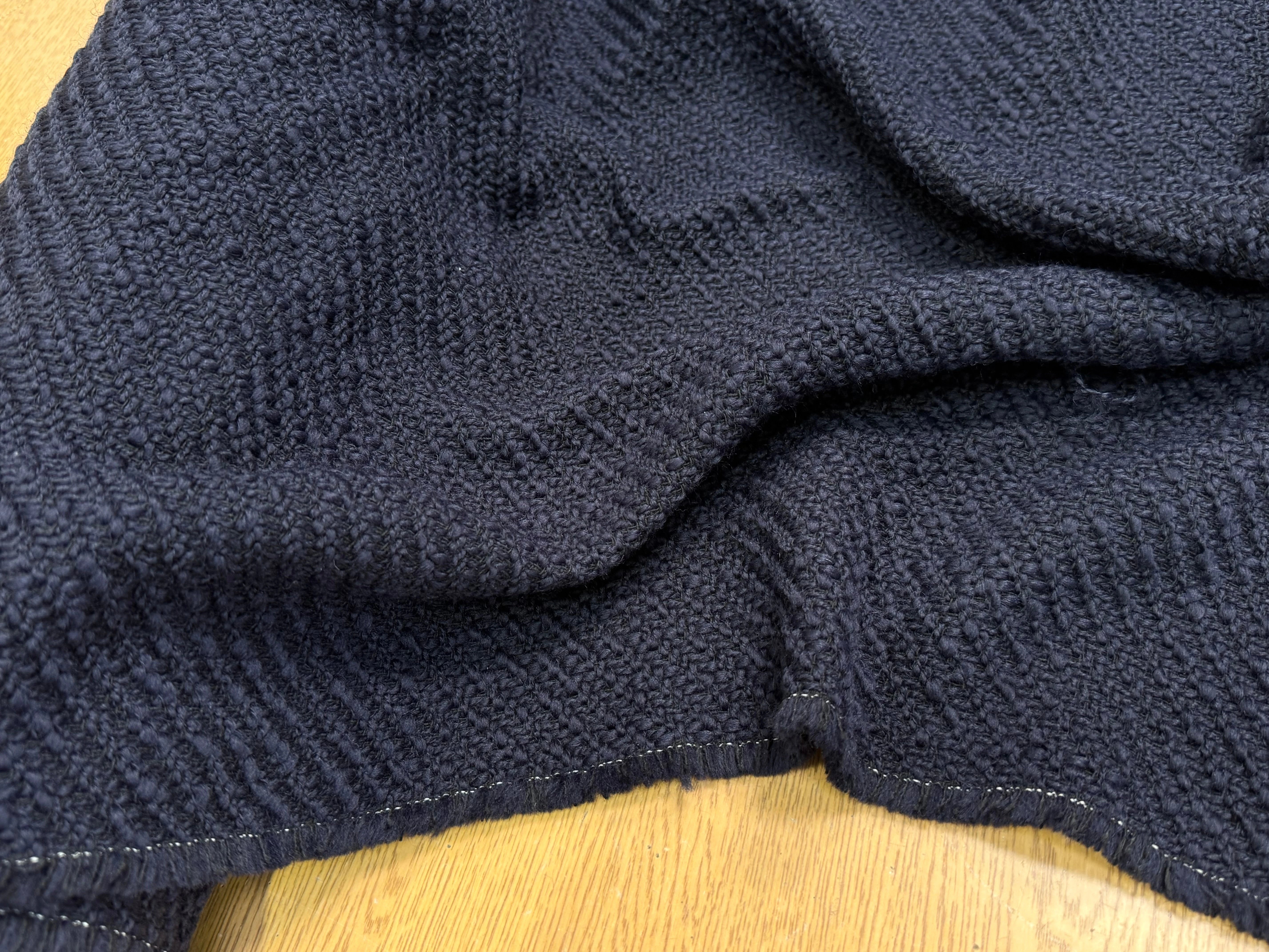 TWEED DE LAINE BOUCLETTE ULTRA BEAU MARINE - My Little Coupon