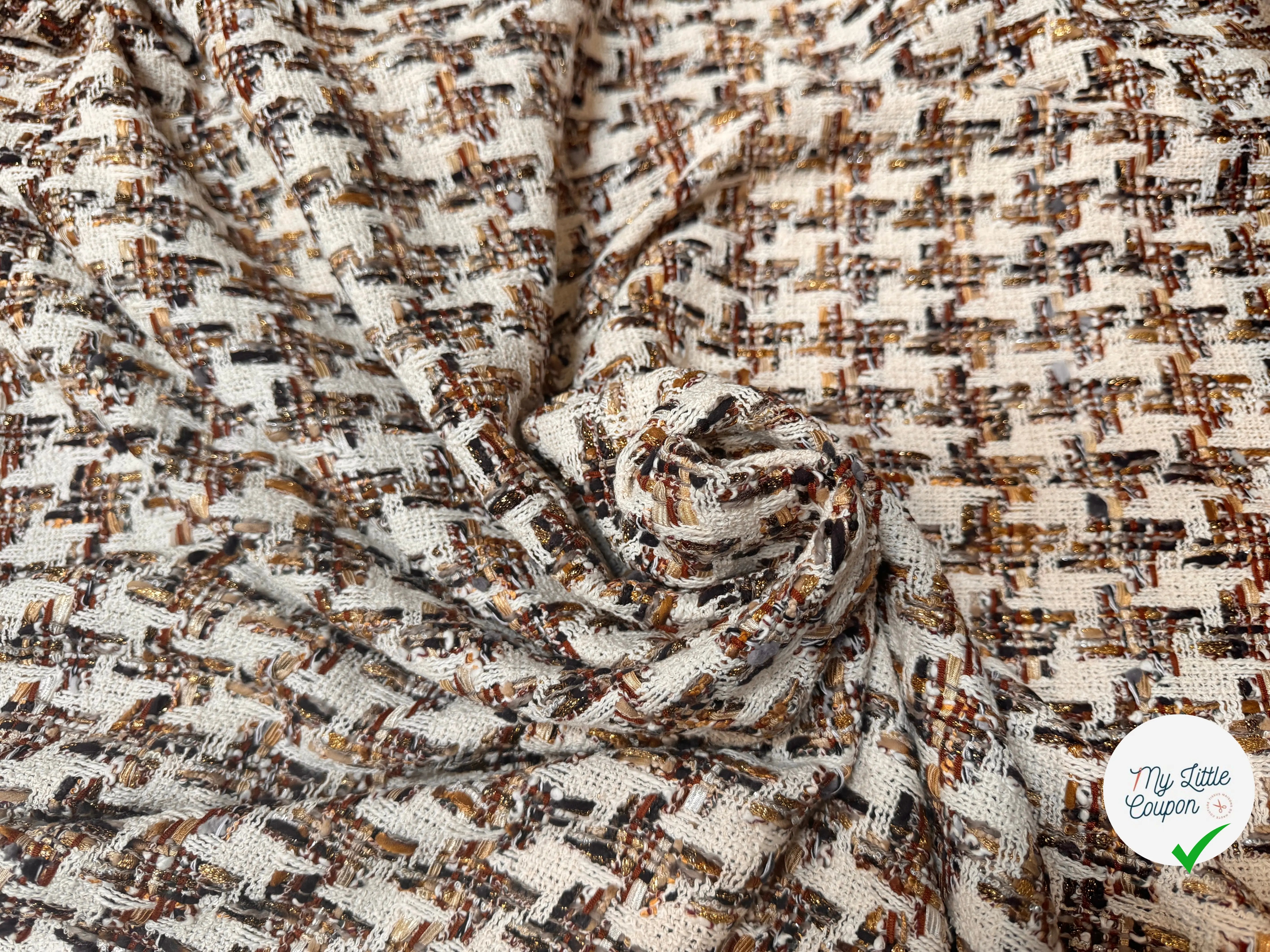 TWEED DE PRESTIGE MADE IN FRANCE PIED DE COQ - My Little Coupon
