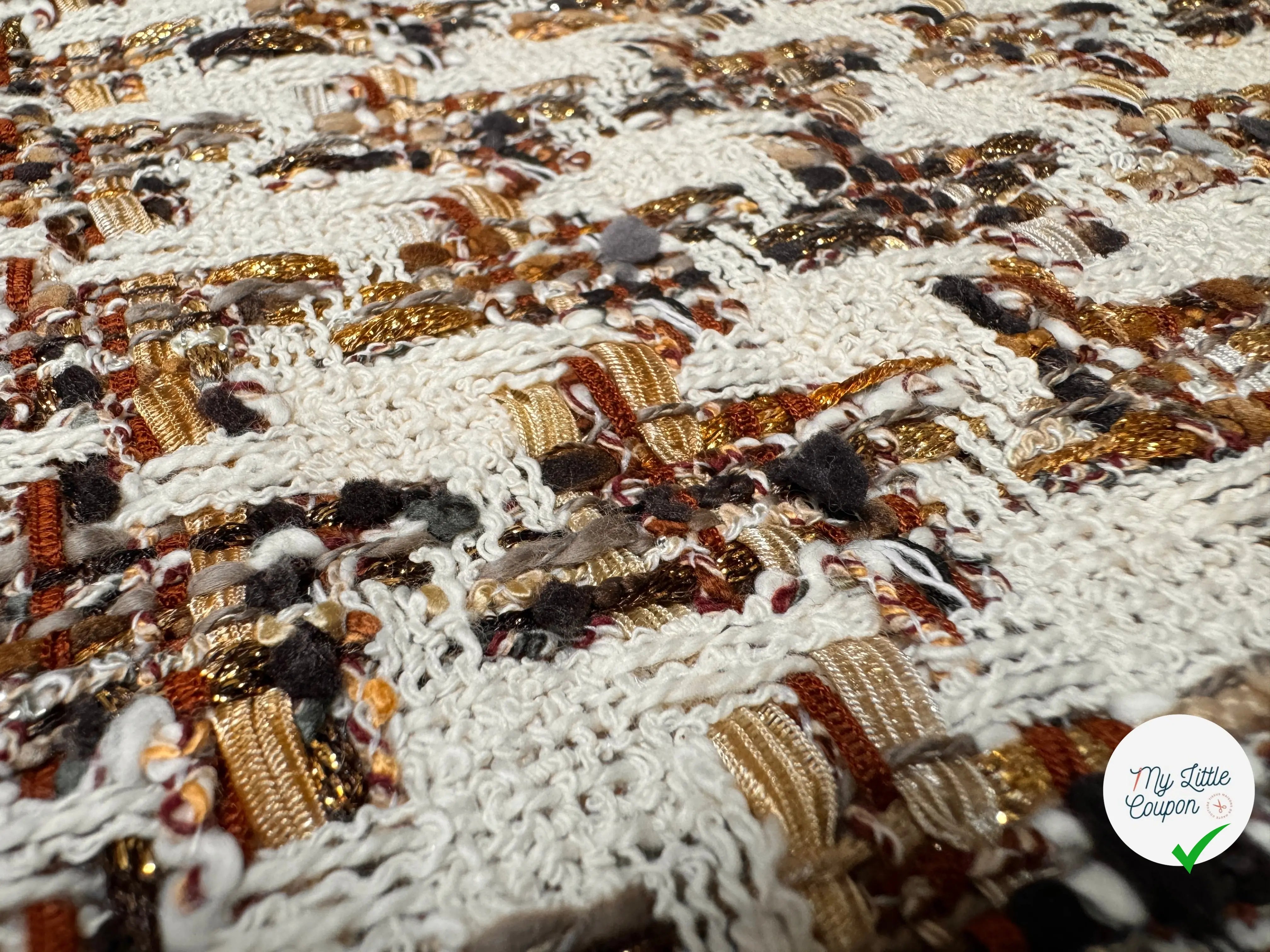 TWEED DE PRESTIGE MADE IN FRANCE PIED DE COQ - My Little Coupon