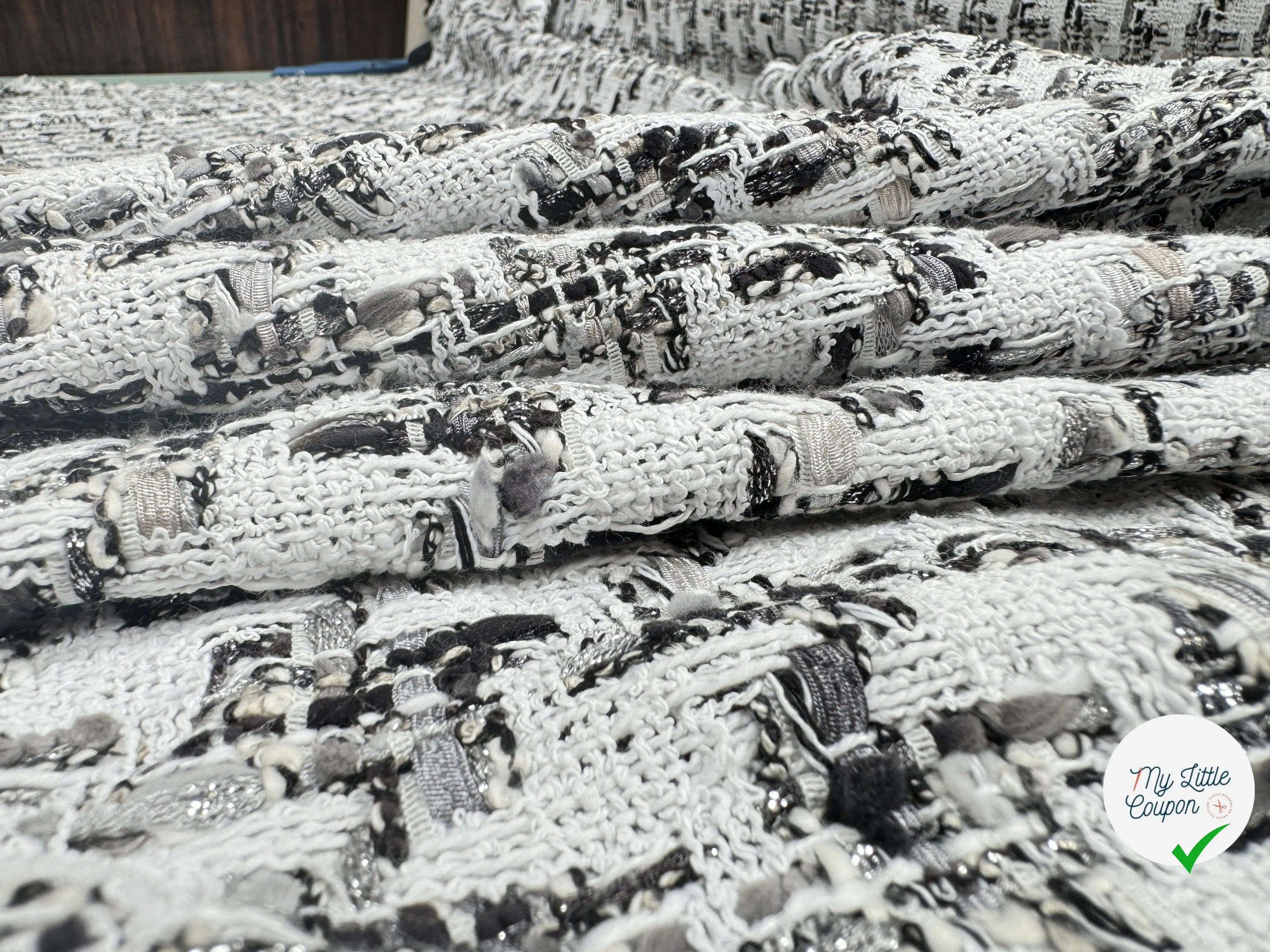 TWEED DE PRESTIGE MADE IN FRANCE PIED DE COQ - My Little Coupon