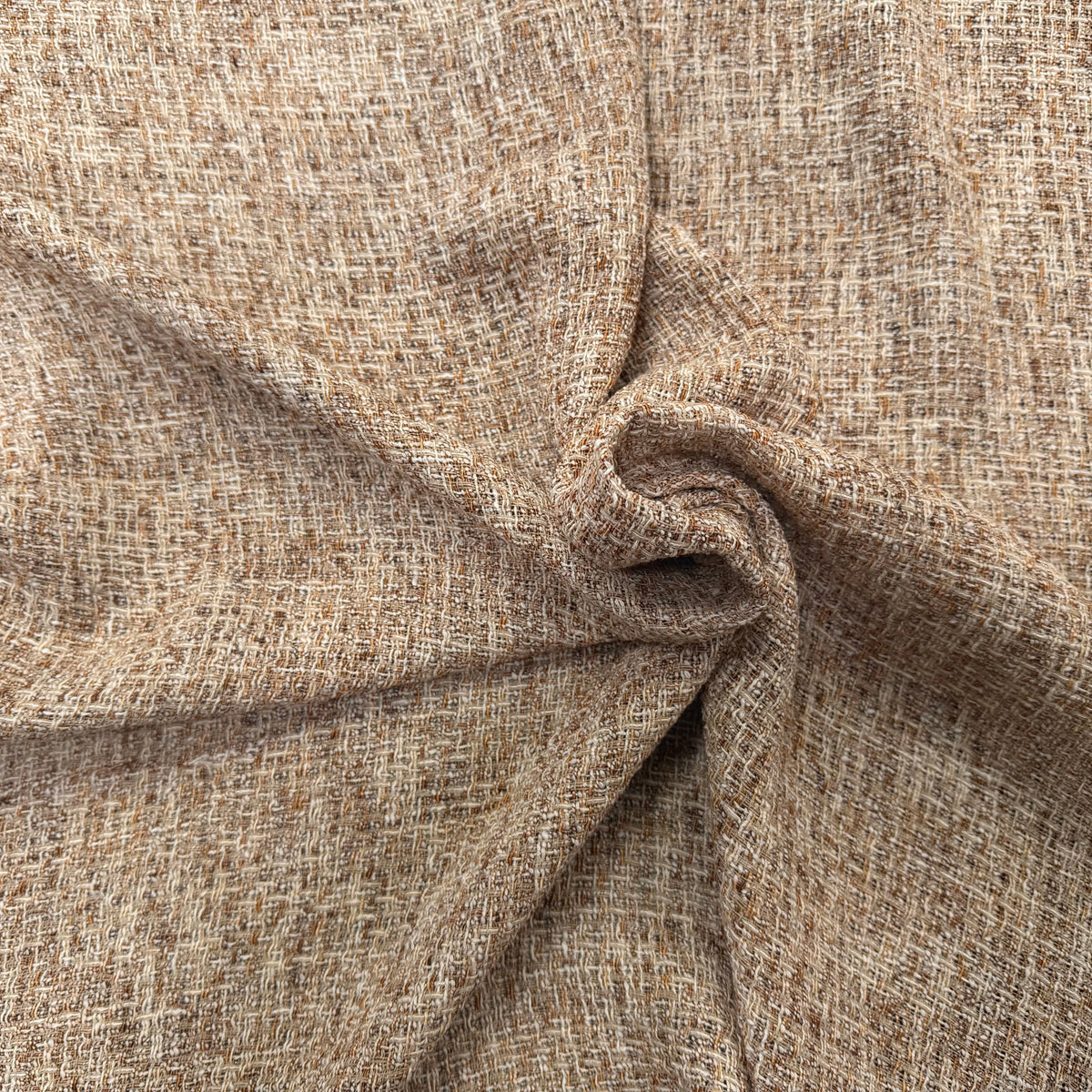 TWEED ÉTÉ COTON VISCOSE MIEL - My Little Coupon