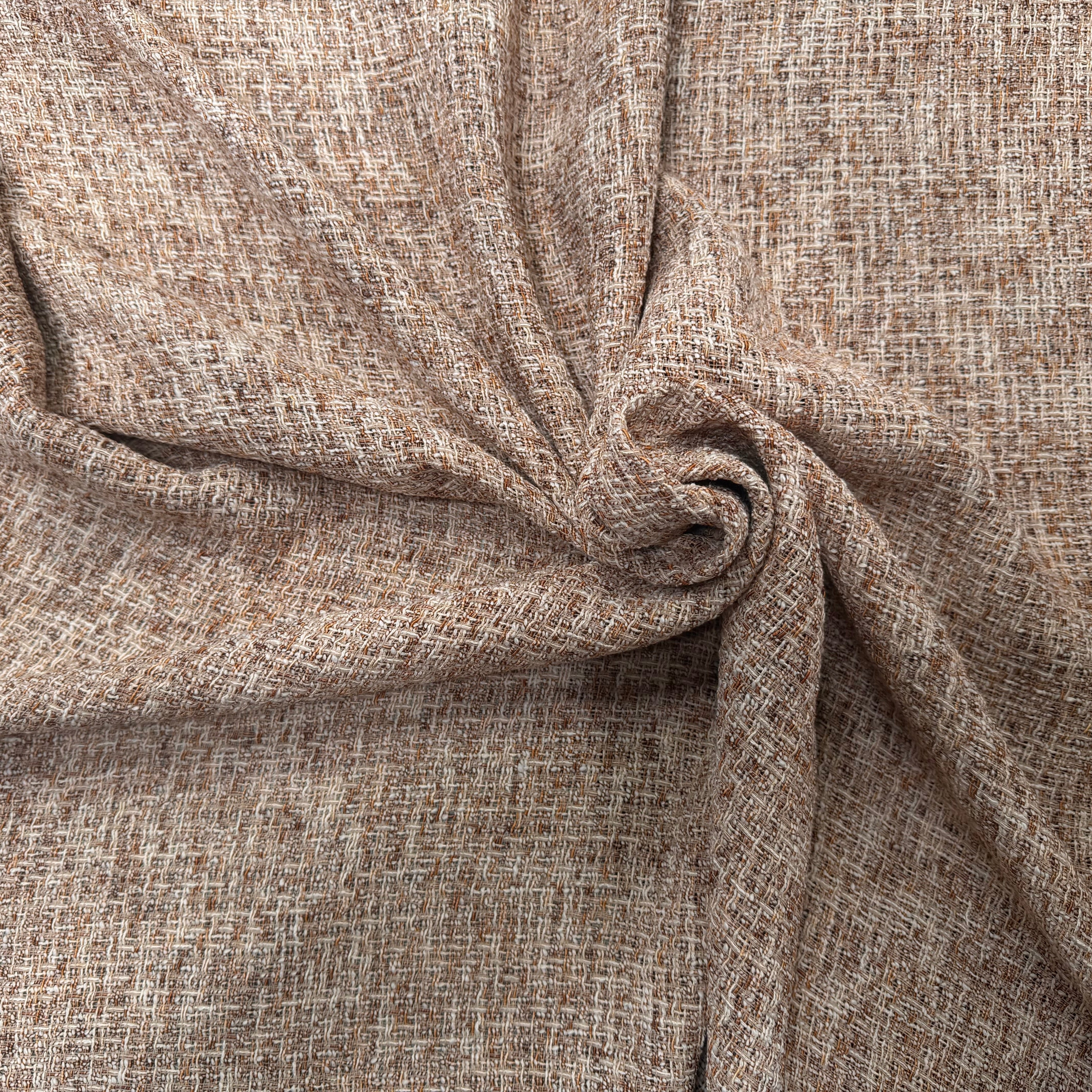 TWEED ÉTÉ COTON VISCOSE MIEL - My Little Coupon