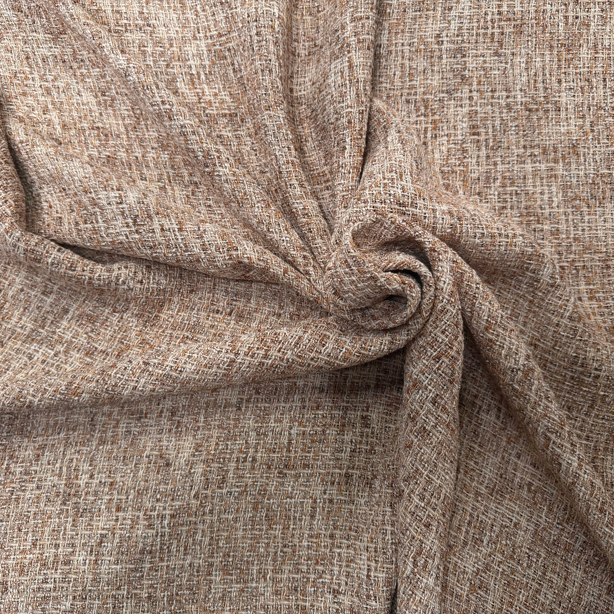 TWEED ÉTÉ COTON VISCOSE MIEL - My Little Coupon
