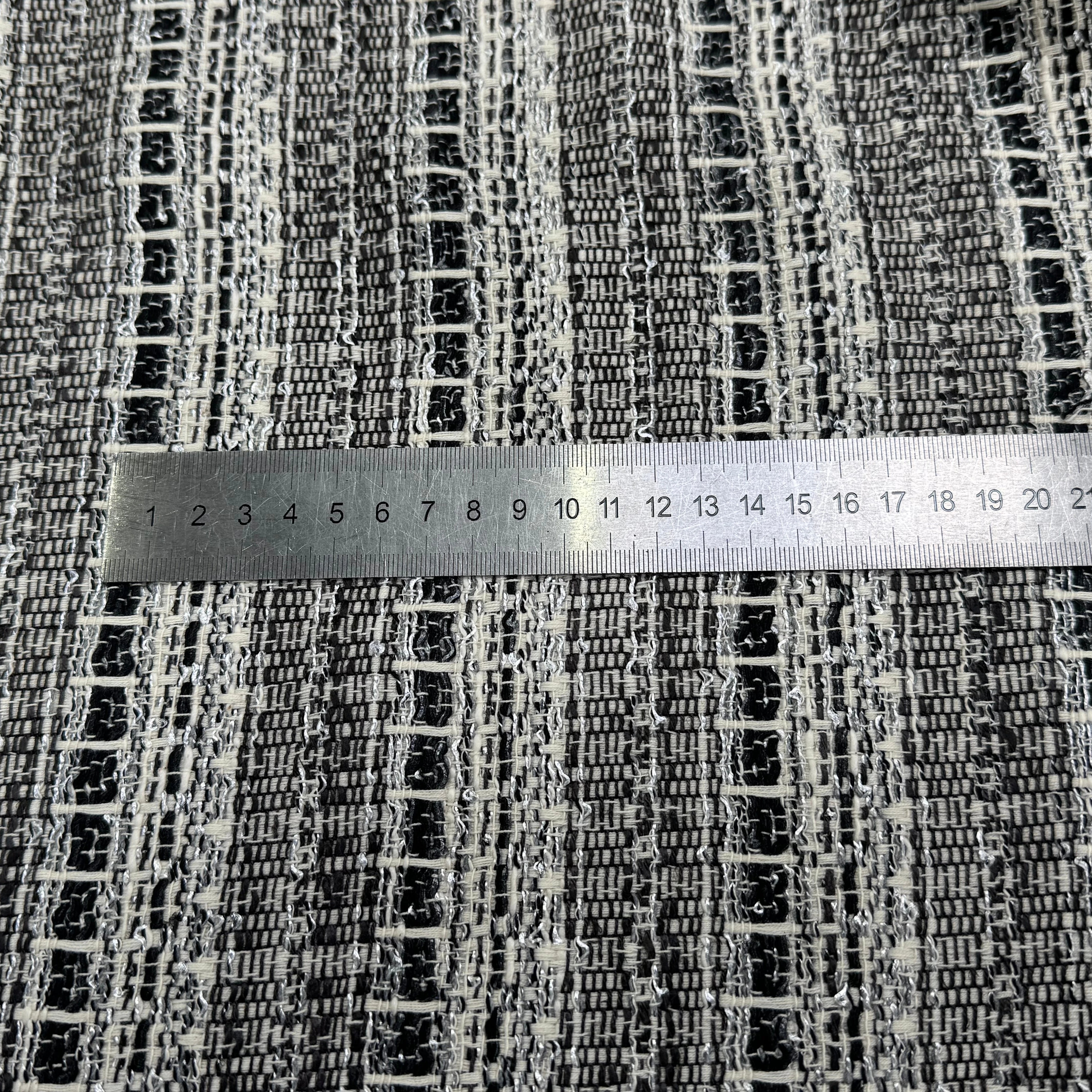 TWEED MI SAISON CHIC BLANC CASSÉ ET NOIR - My Little Coupon