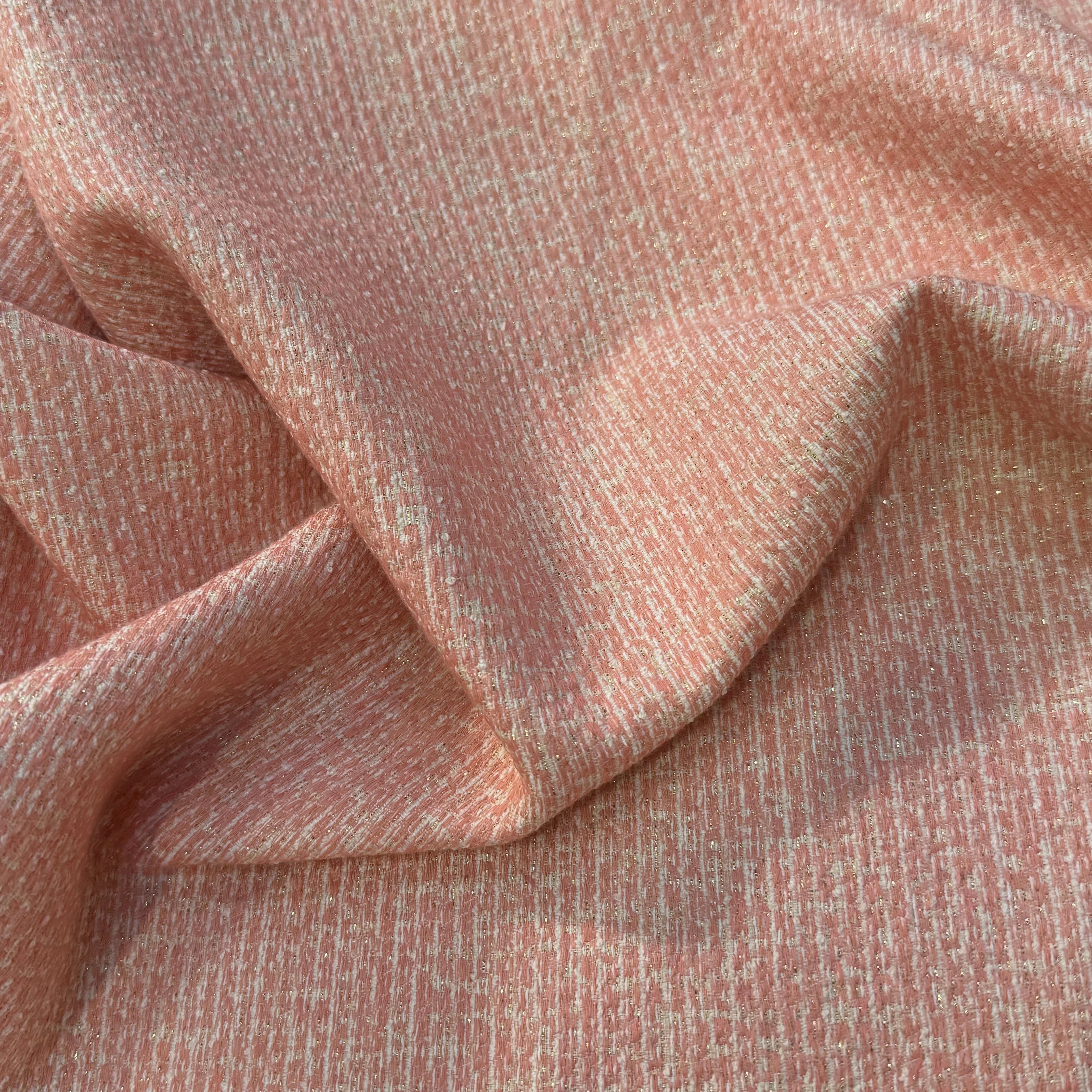 TWEED PRESTIGE 59% COTON ROSE PEACH - My Little Coupon