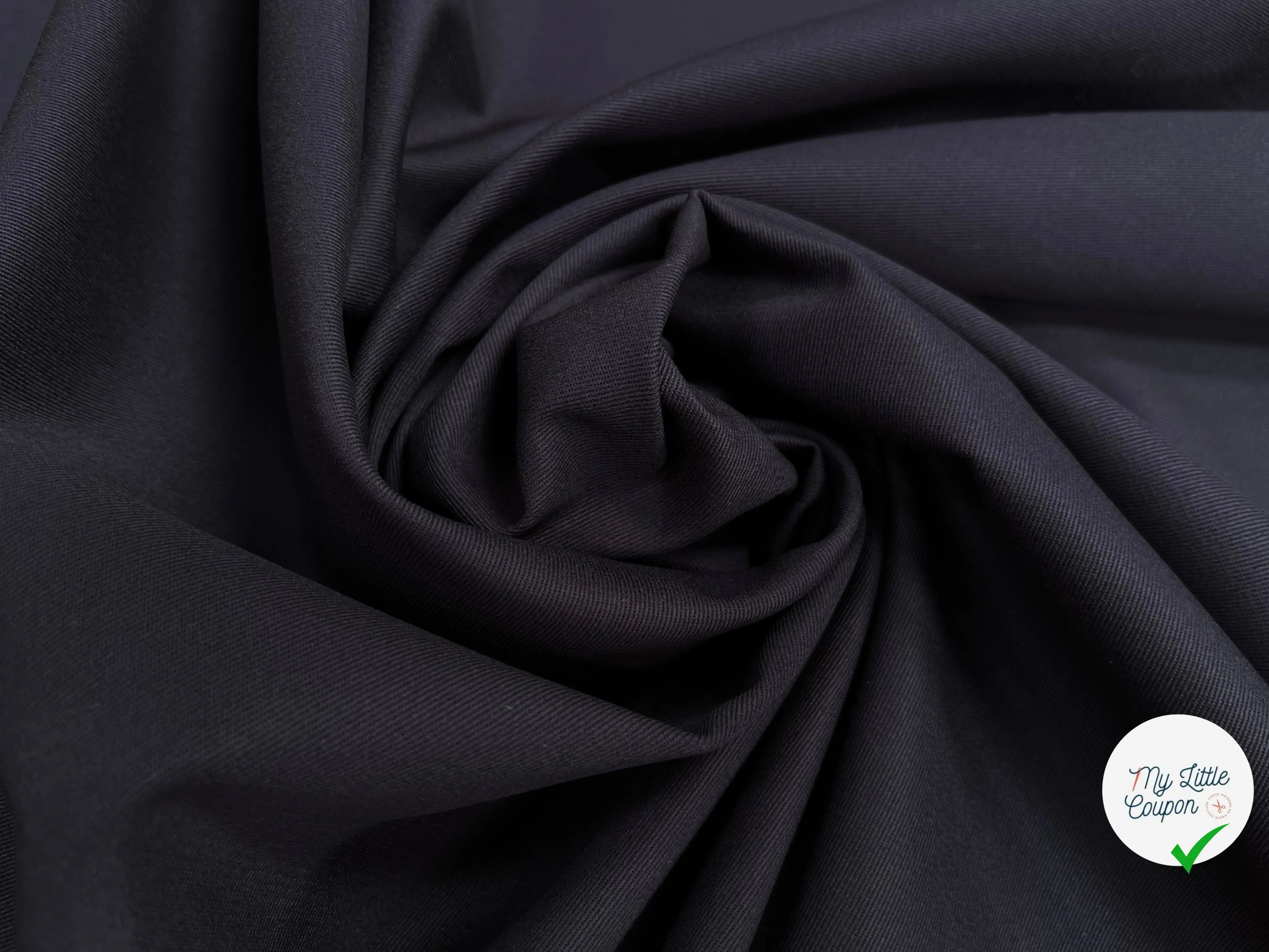TWILL DE COTON BLEU NAVY - My Little Coupon