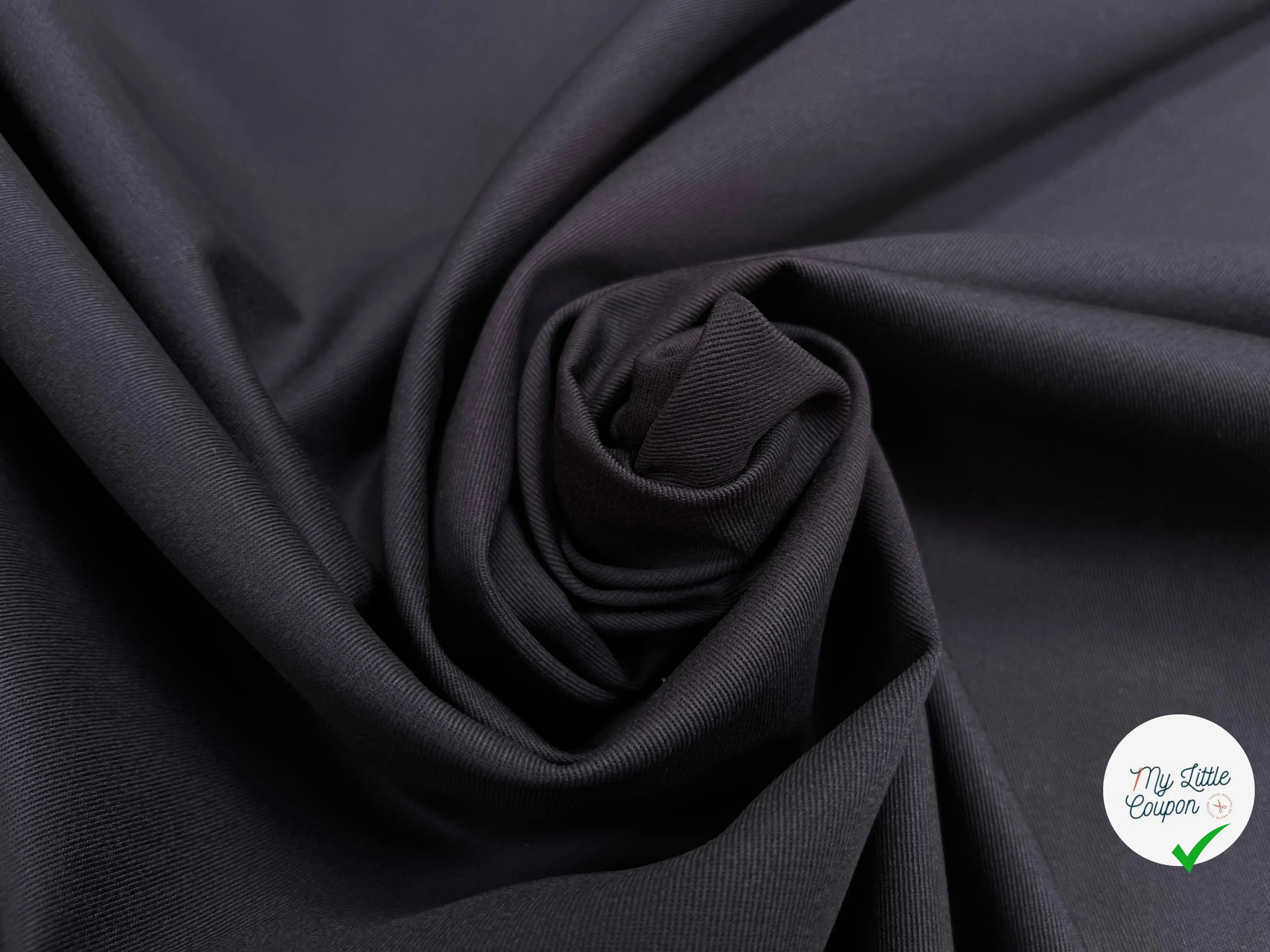 TWILL DE COTON BLEU NAVY - My Little Coupon
