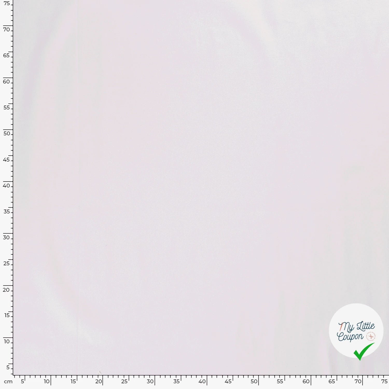 TWILL DE COTON STRETCH LAVÉ BLANC OPTIQUE - My Little Coupon