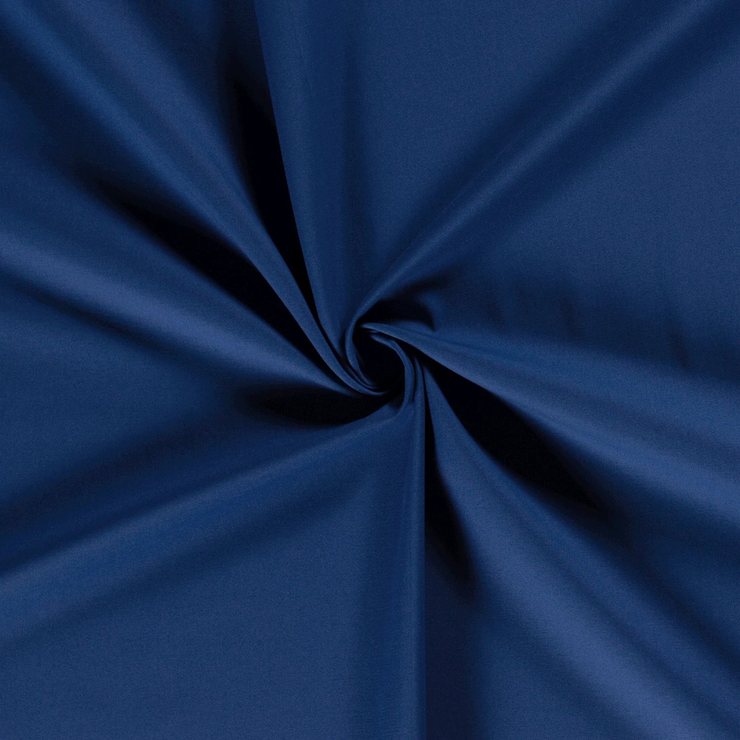 TWILL DE COTON STRETCH LAVÉ COBALT - My Little Coupon