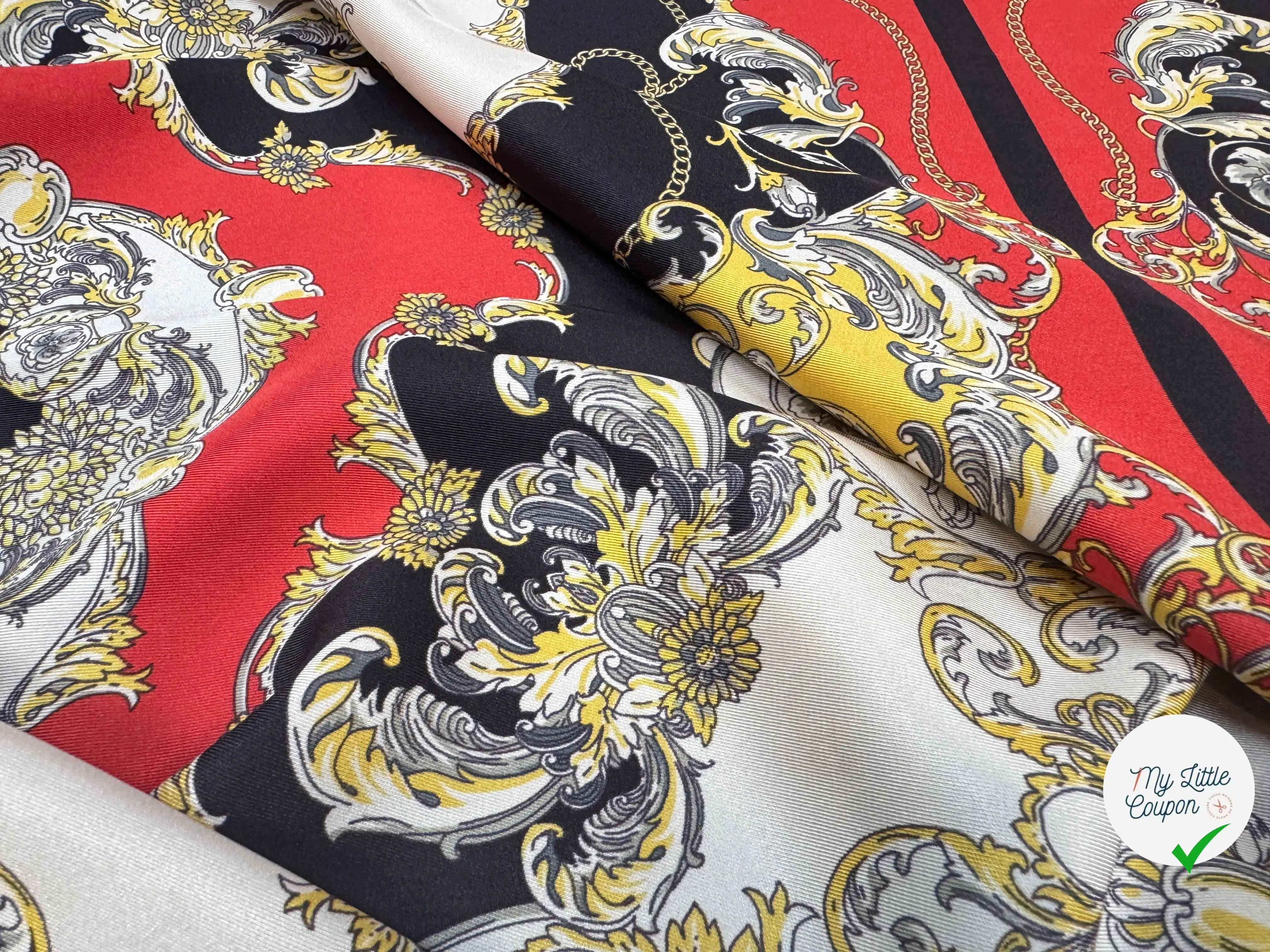 TWILL POLYESTER STYLE BAROQUE - My Little Coupon