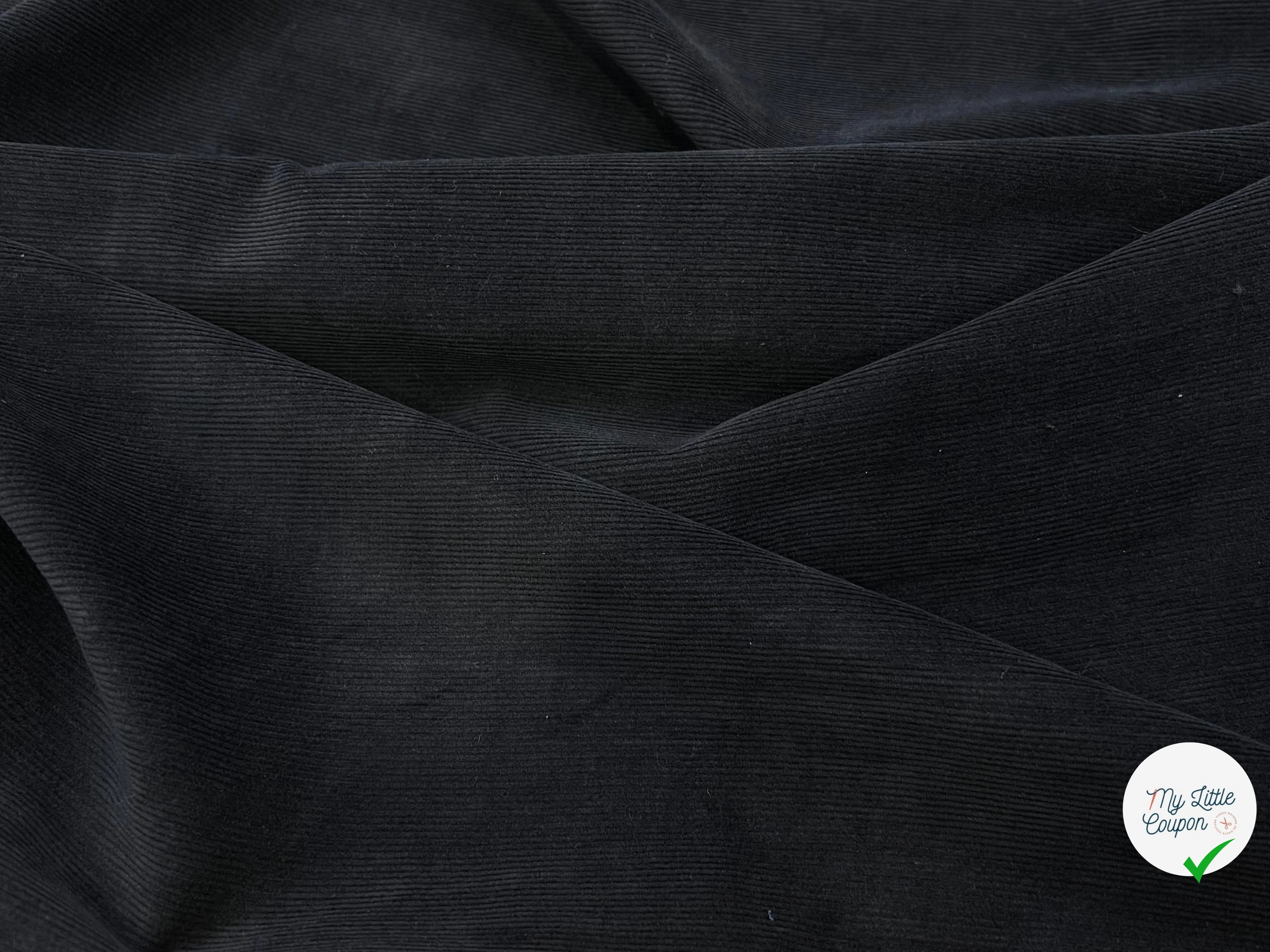 VELOURS 1000 RAIES NOIR - My Little Coupon