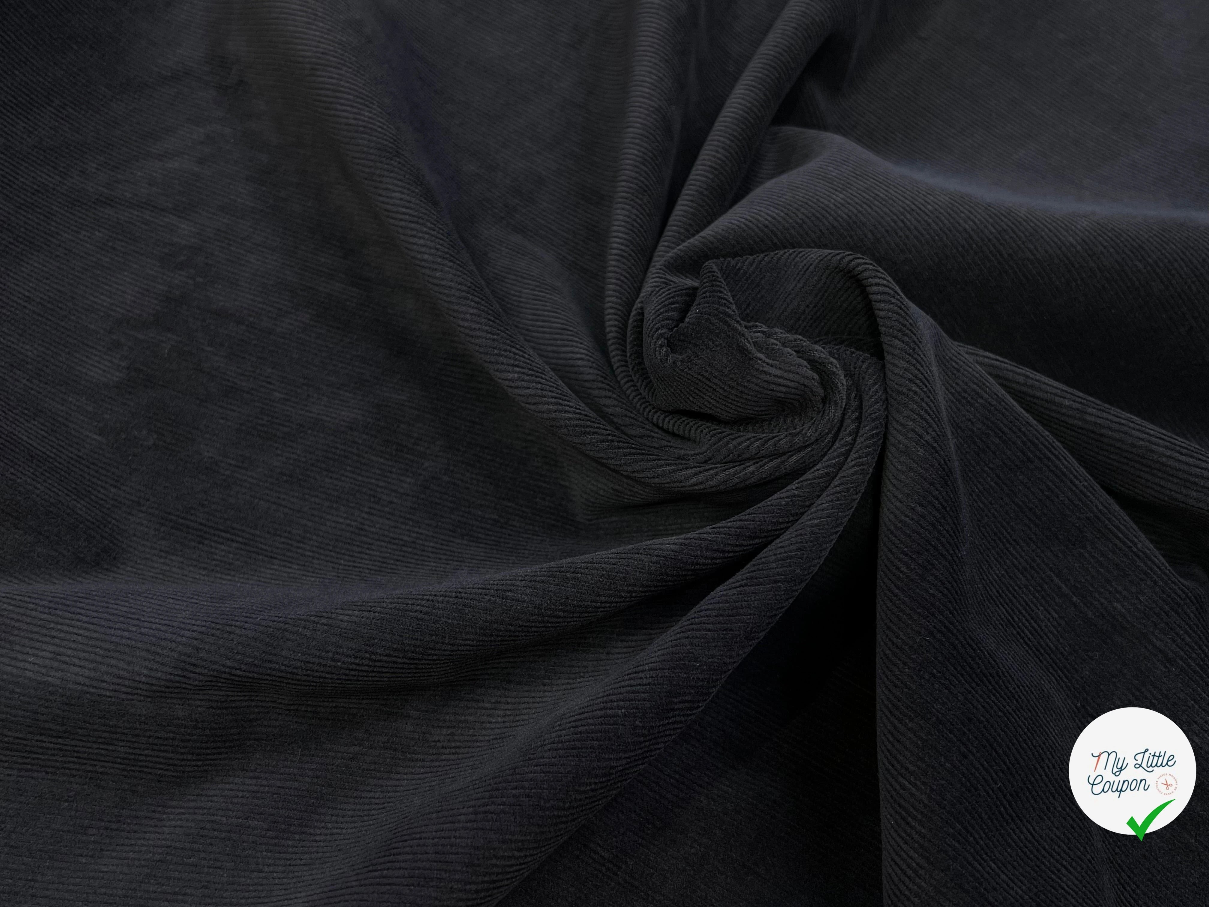 VELOURS 1000 RAIES NOIR - My Little Coupon