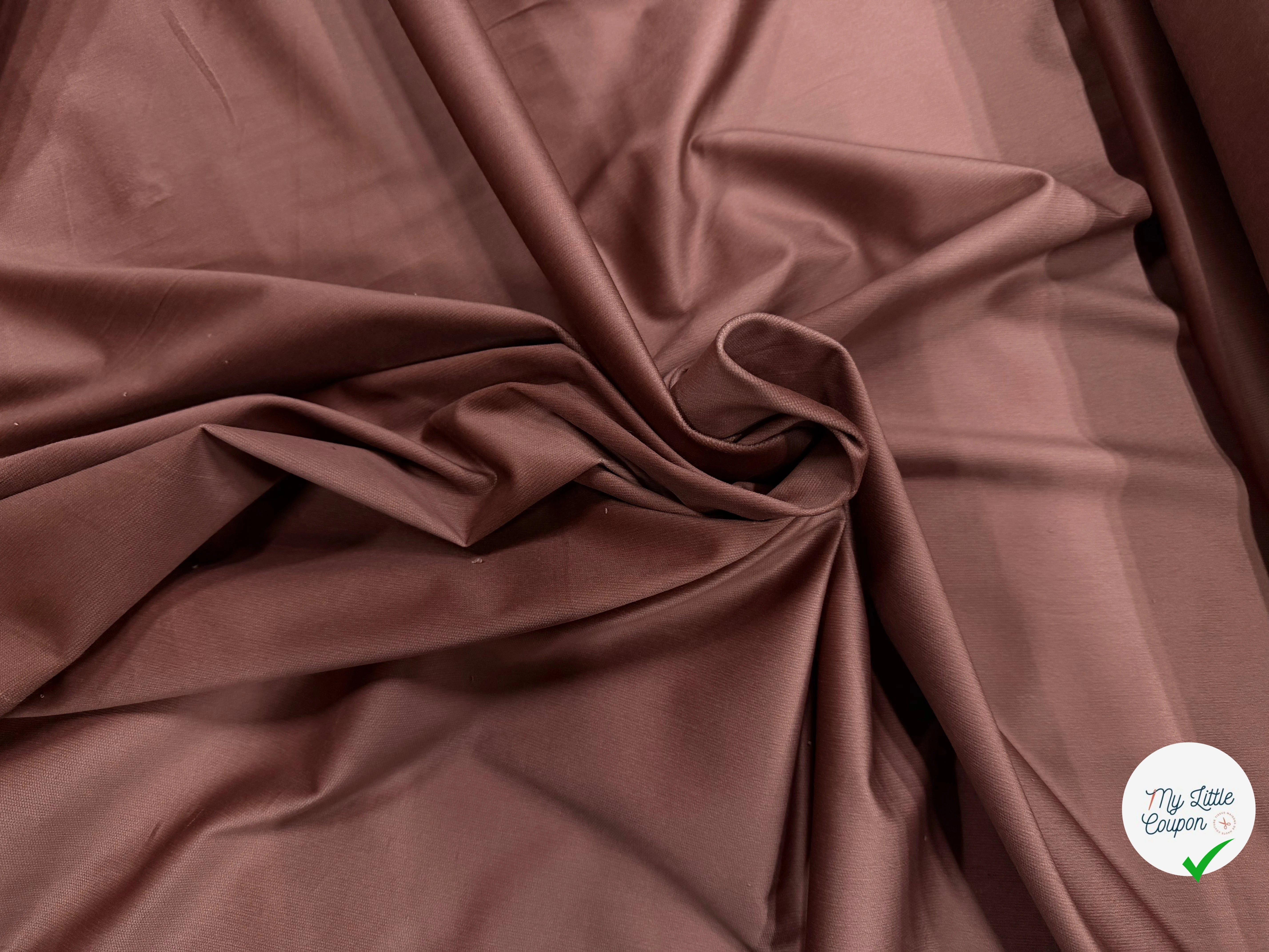 VELOURS 1500 RAIES ROSE STRETCH SUBLIMISSIME - My Little Coupon