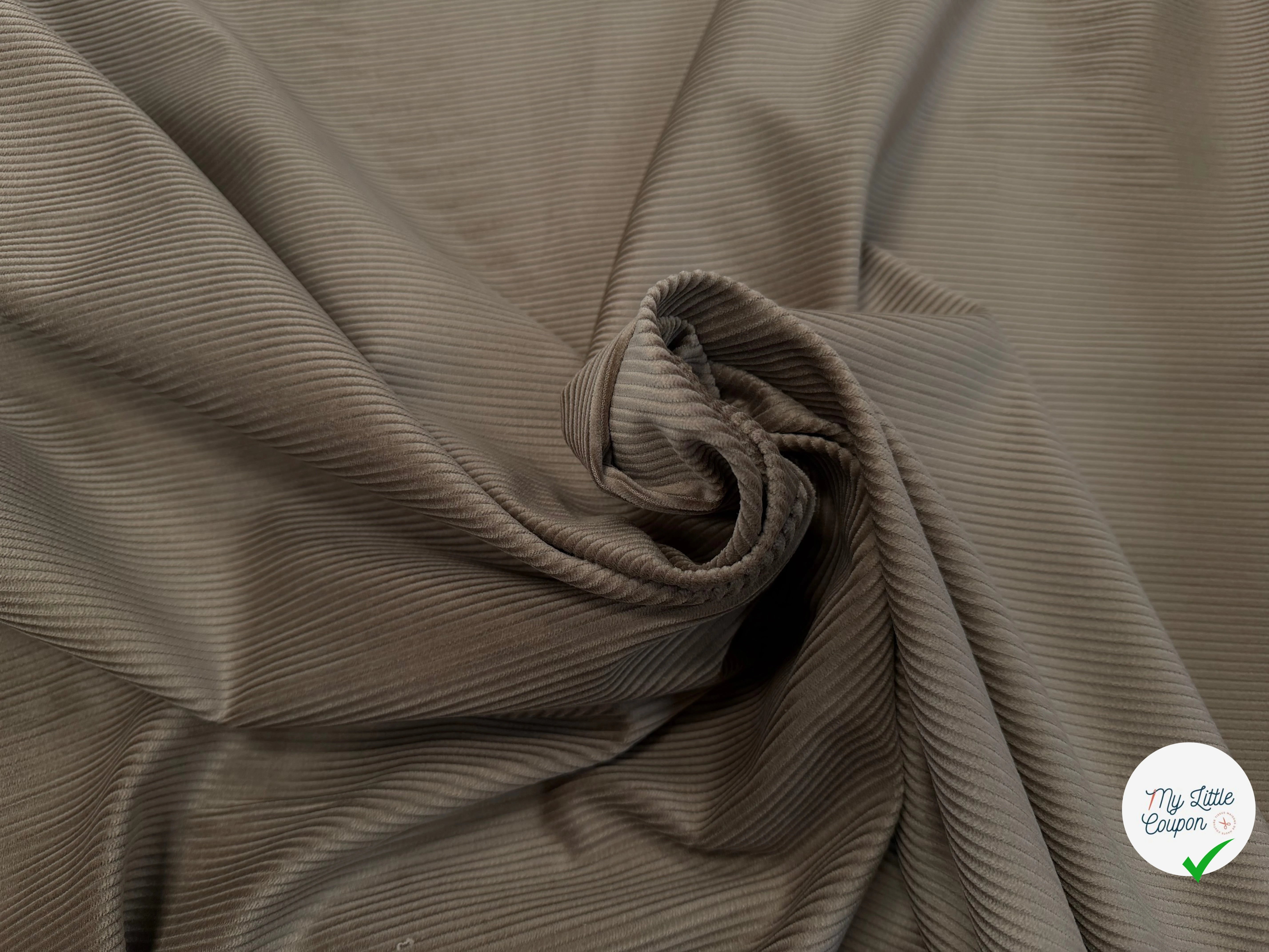 VELOURS CLASSIC 500 RAIES ARGILE - My Little Coupon