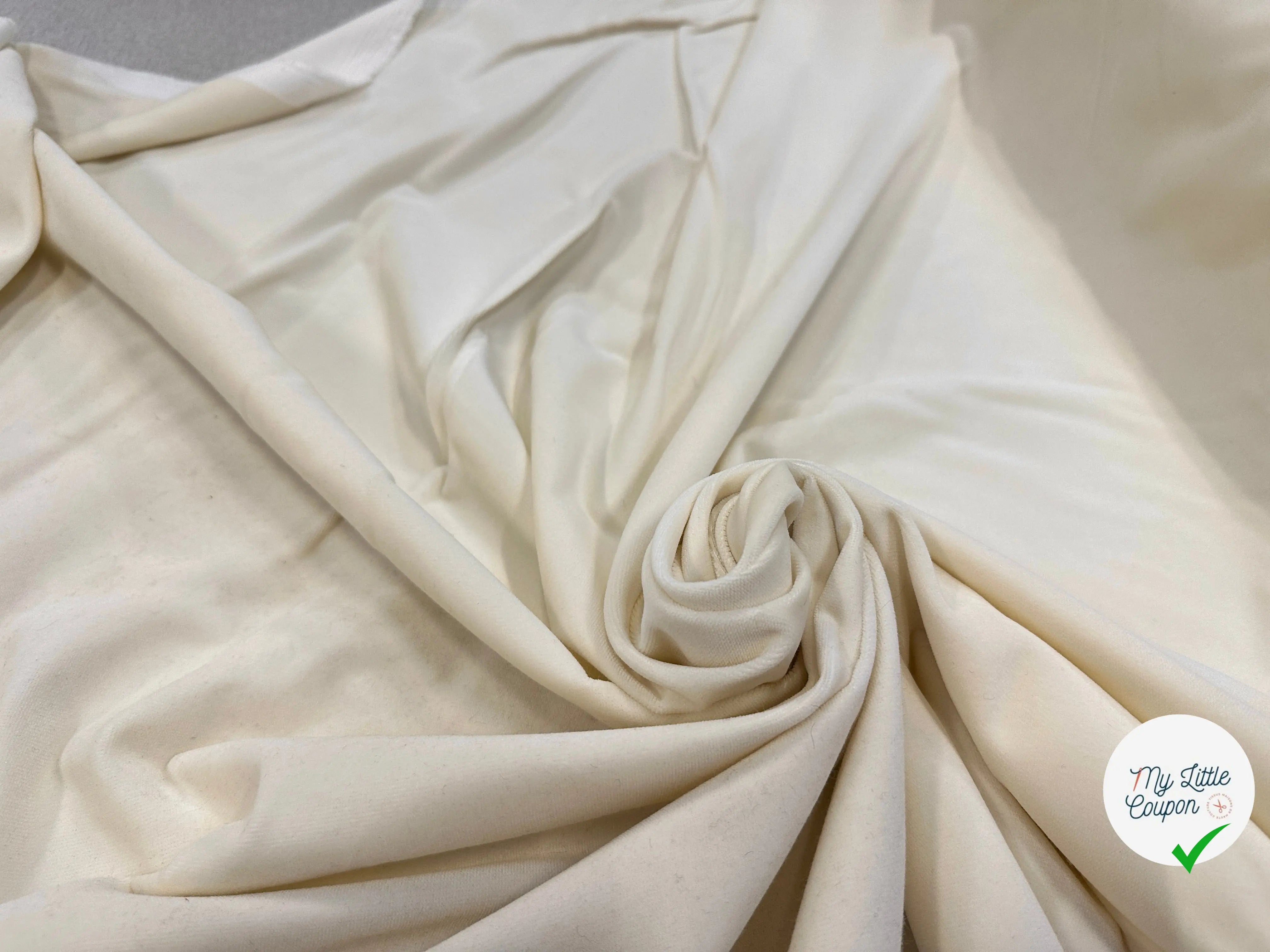VELOURS COTON ÉCRU - My Little Coupon