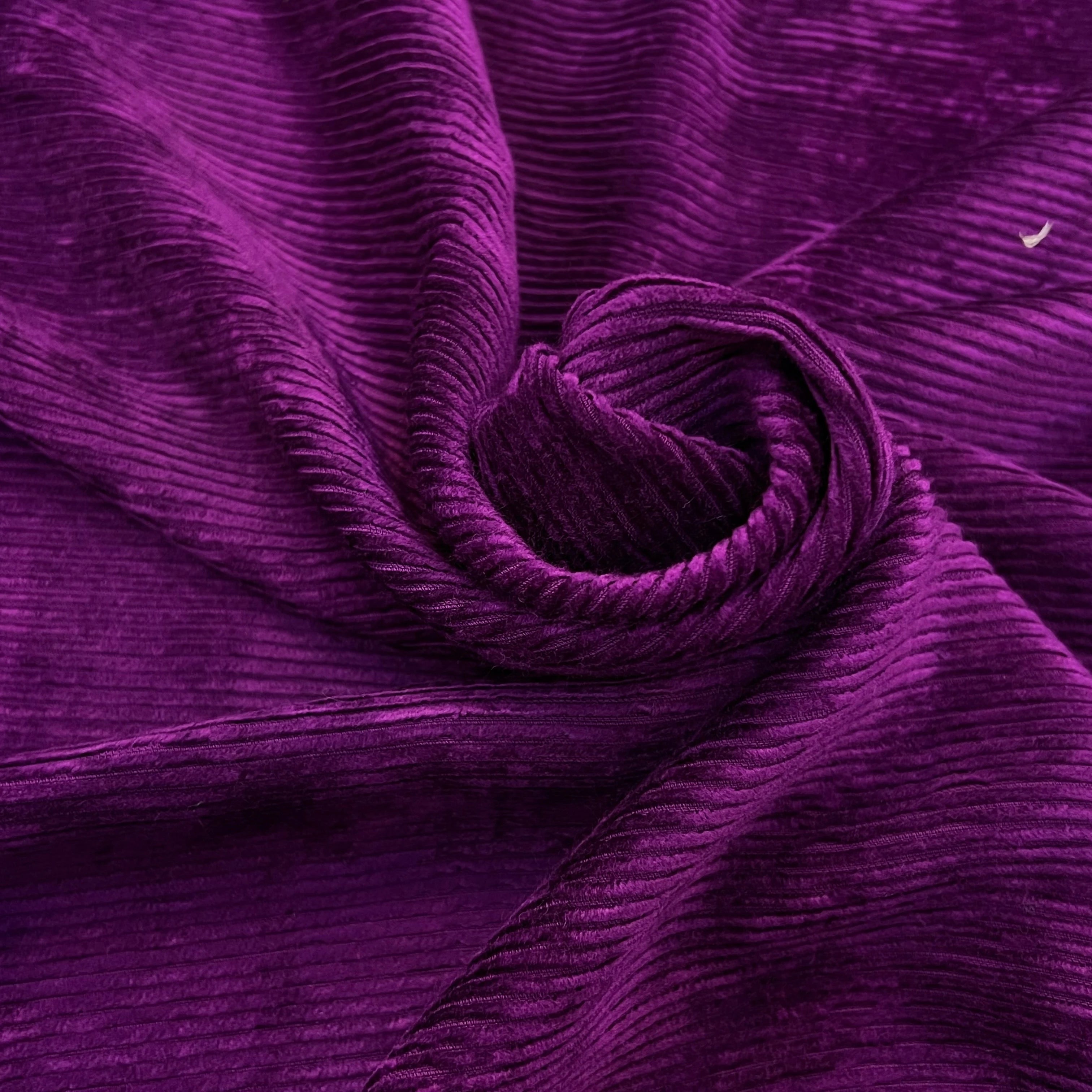 VELOURS DE COTON 500 RAIES VIOLET 140CM - My Little Coupon
