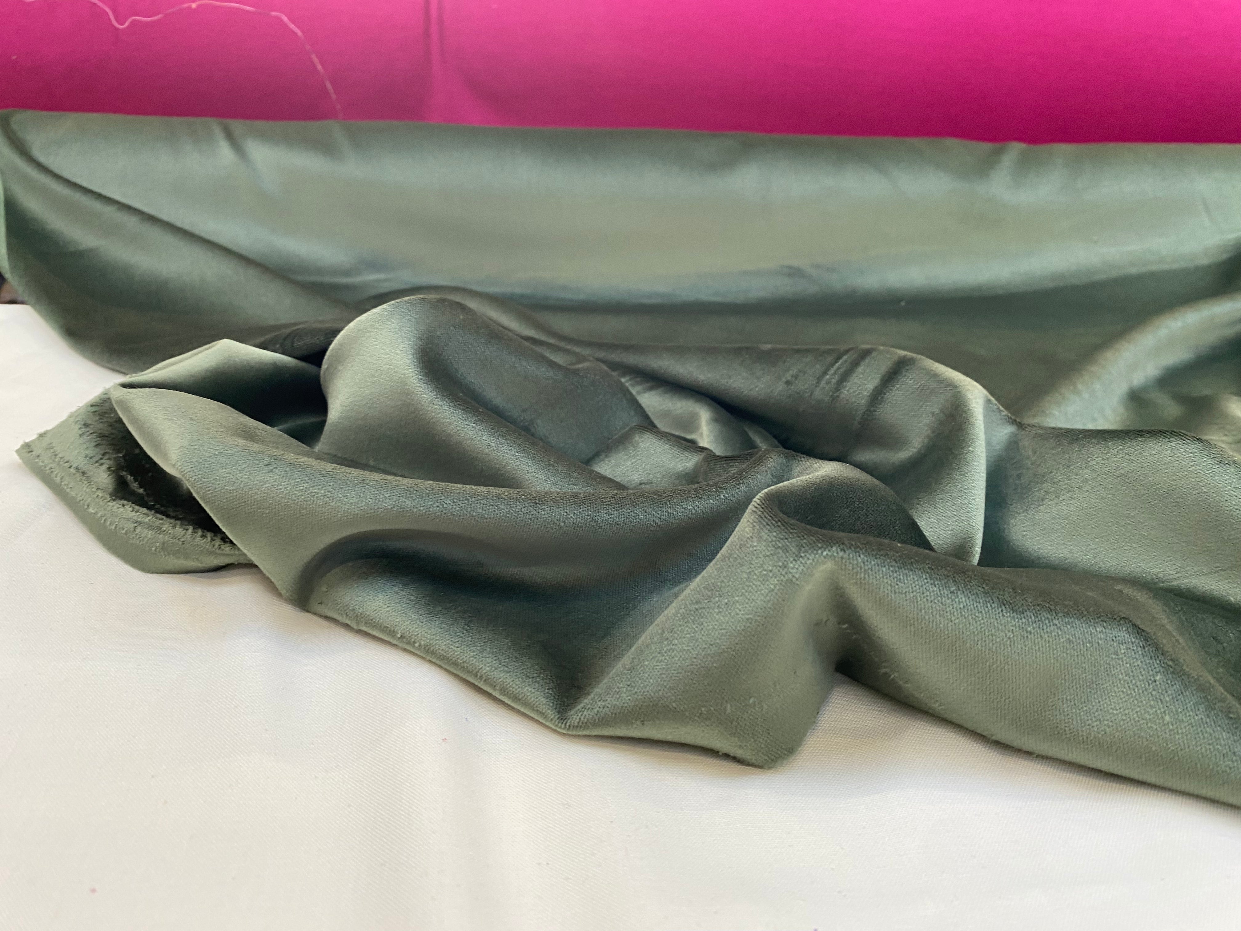 VELOURS LISSE ITALIEN VERT - My Little Coupon