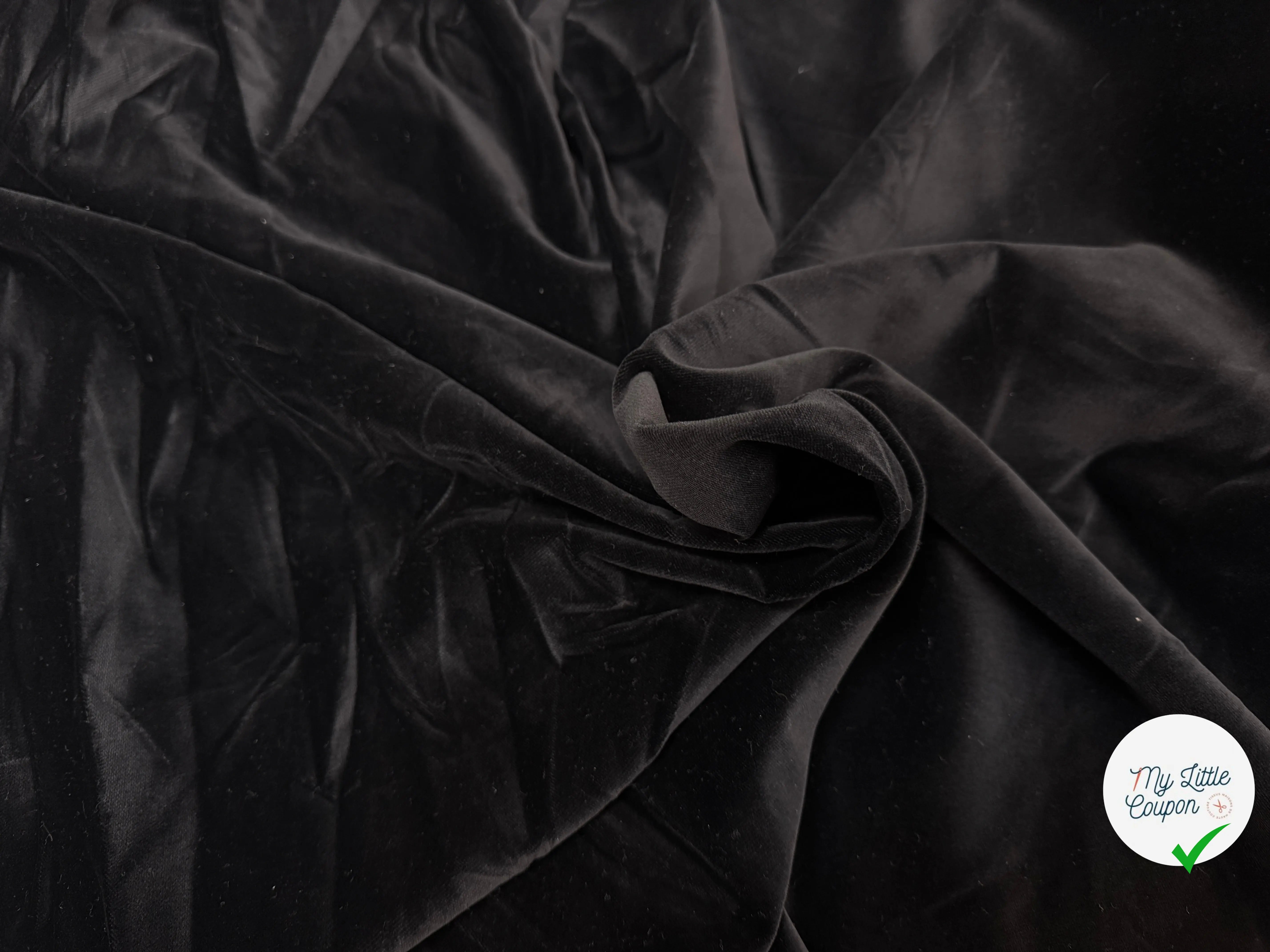 VELOURS LISSE NOIR - My Little Coupon