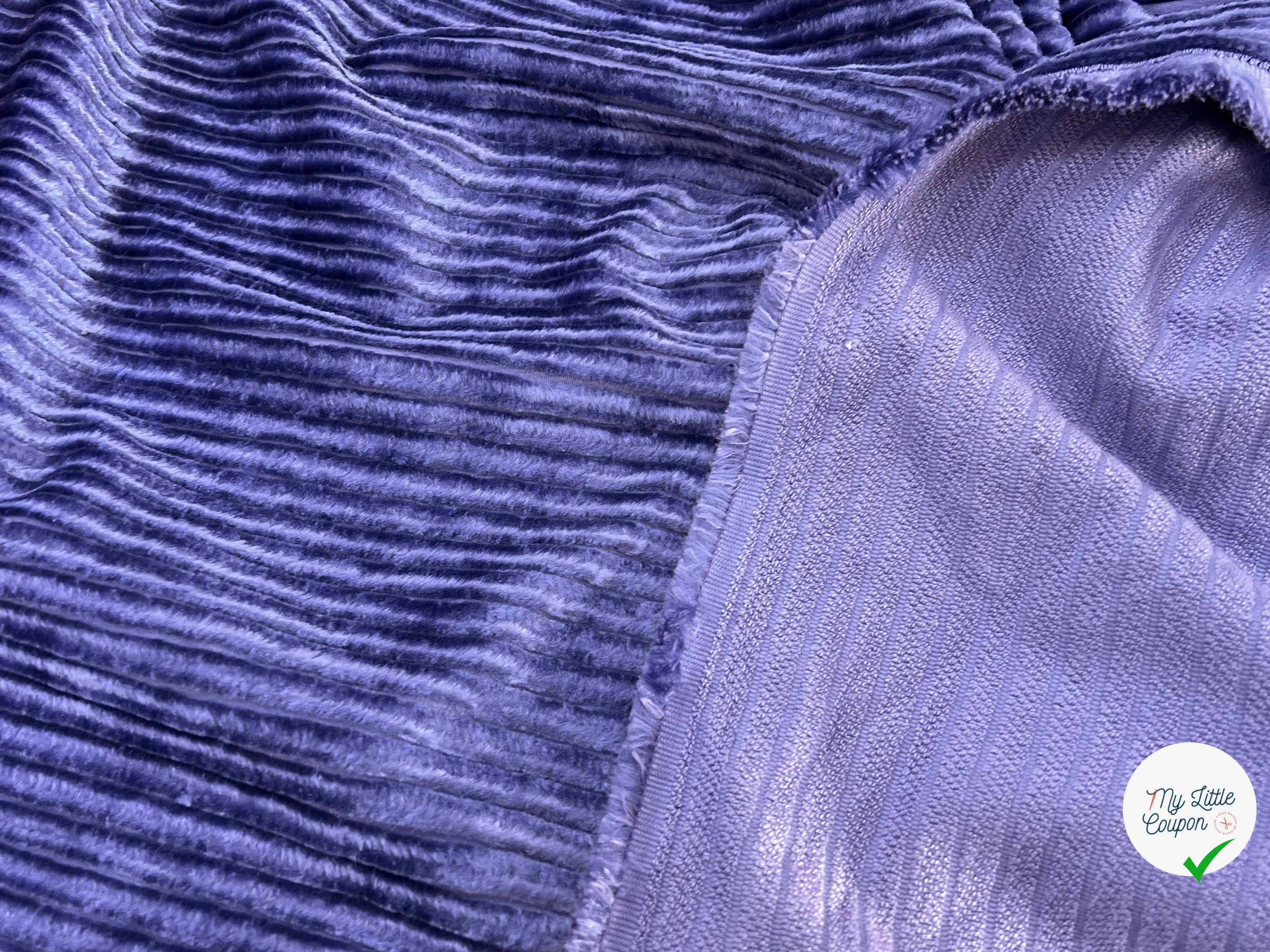 VELOURS PUEBELA LAVENDER 100% COTON - My Little Coupon