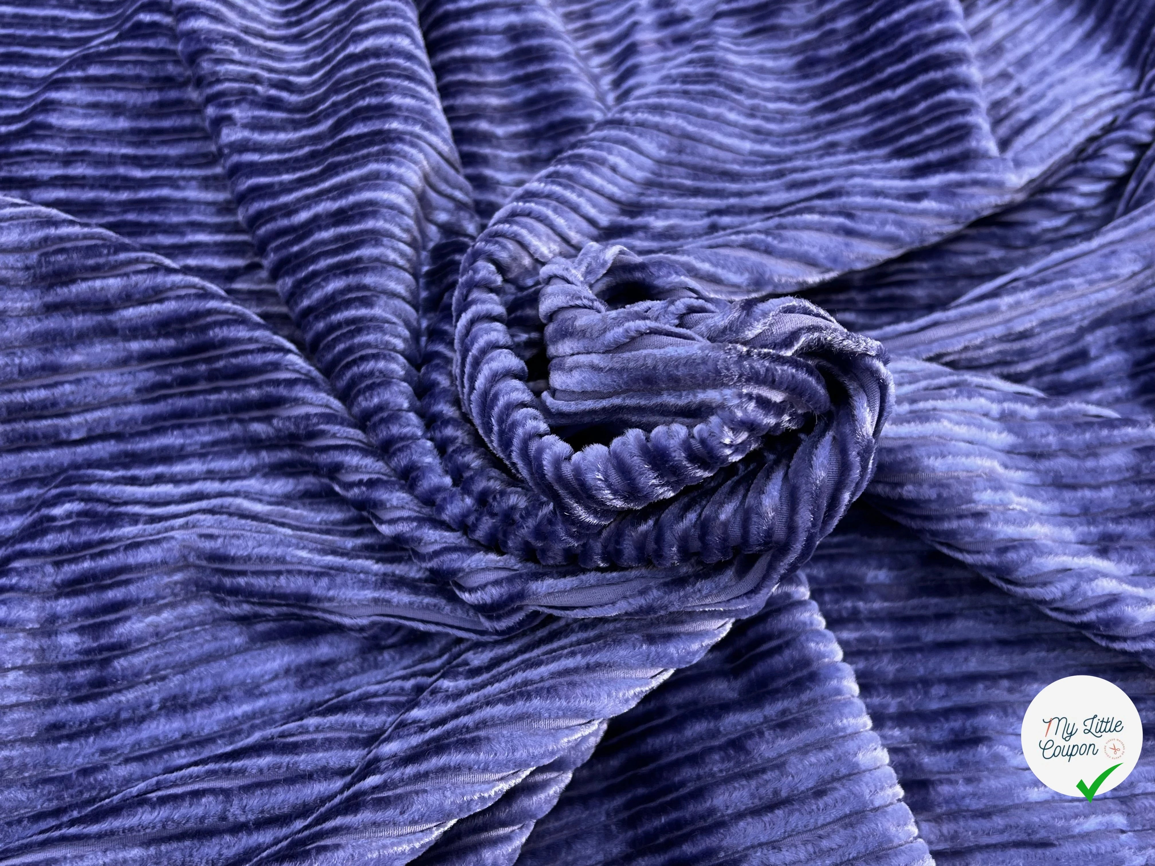 VELOURS PUEBELA LAVENDER 100% COTON - My Little Coupon