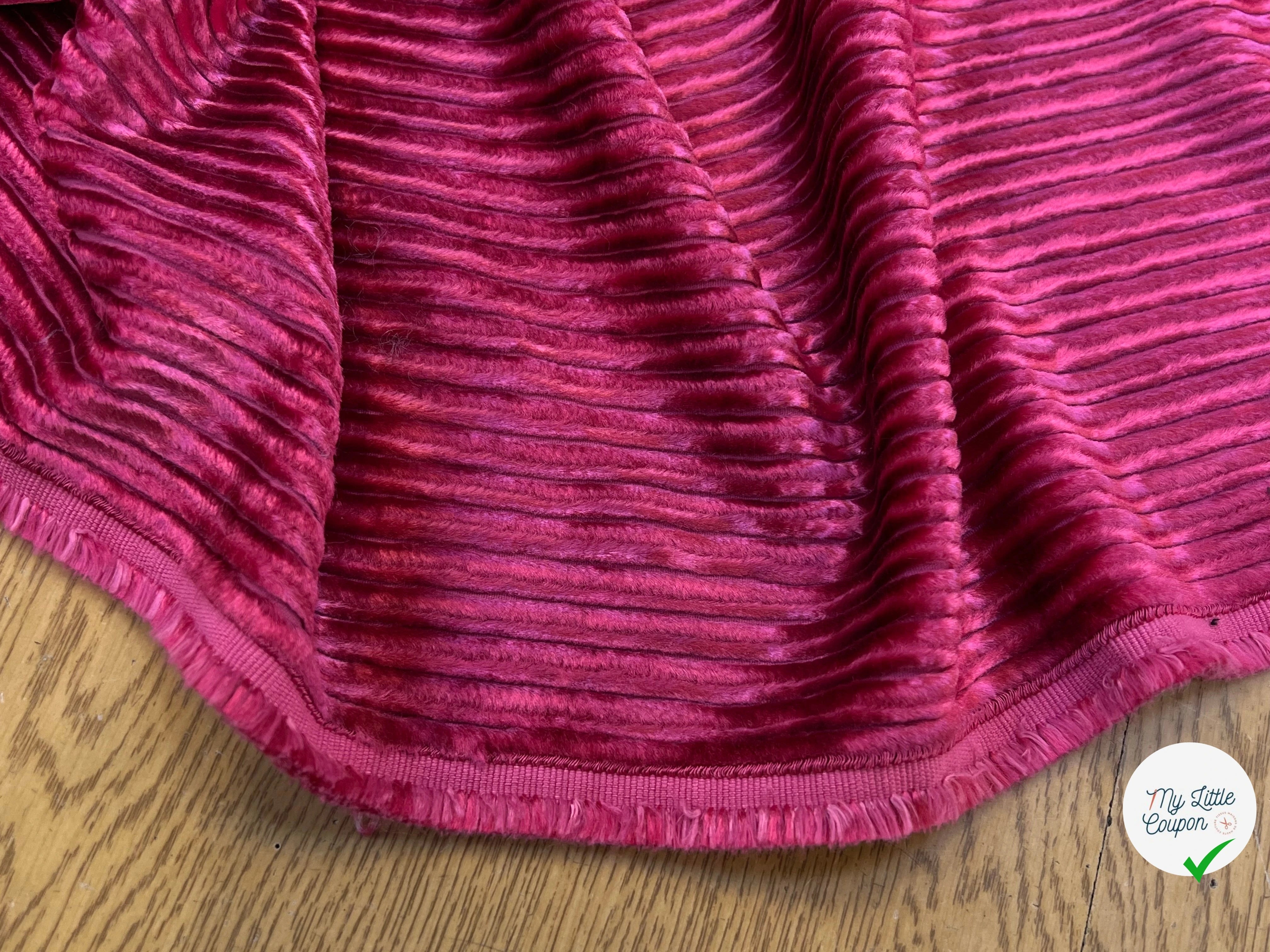 VELOURS PUEBELA ROSE 100% COTON - My Little Coupon