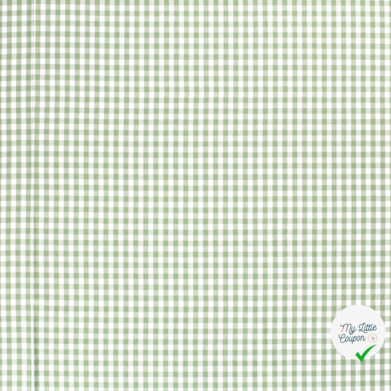 VICHY CARREAUX MOYENS COTON MENTHE - My Little Coupon
