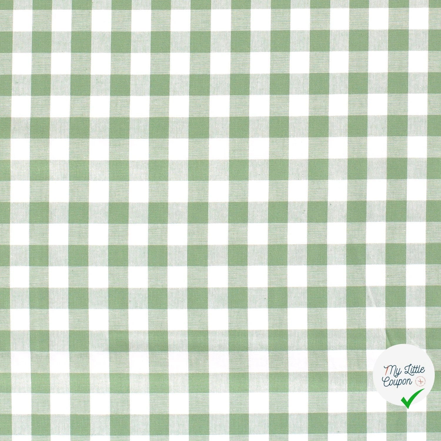 VICHY GROS CARREAUX COTON MENTHE - My Little Coupon