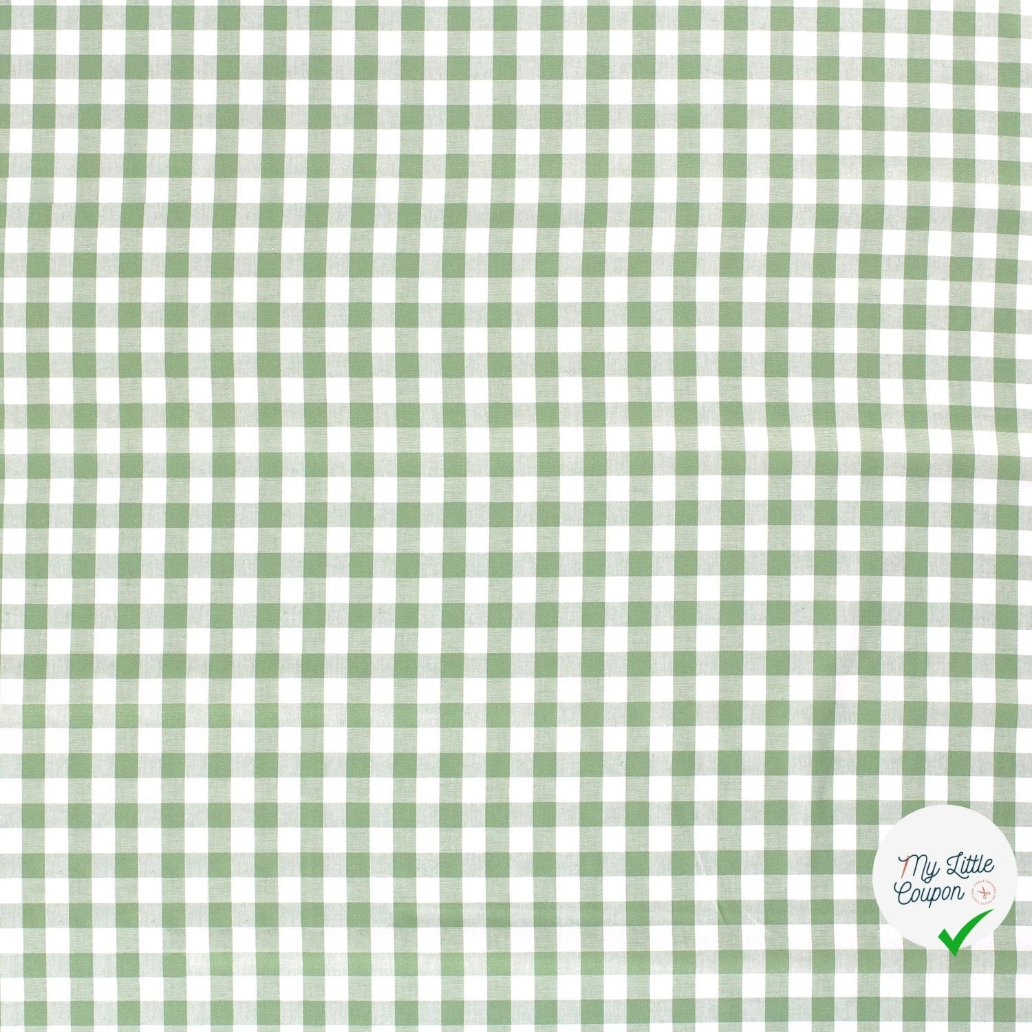 VICHY GROS CARREAUX COTON MENTHE - My Little Coupon