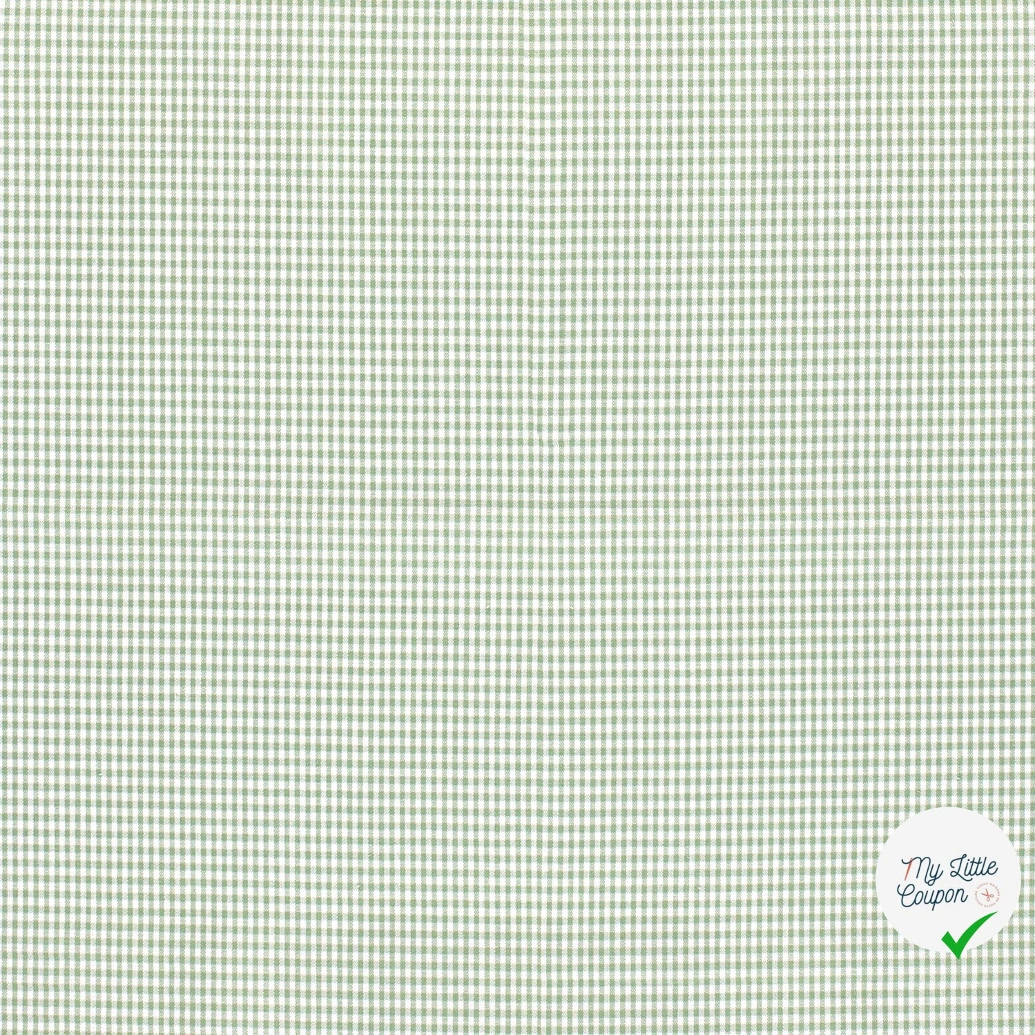 VICHY MINI CARREAUX COTON MENTHE - My Little Coupon