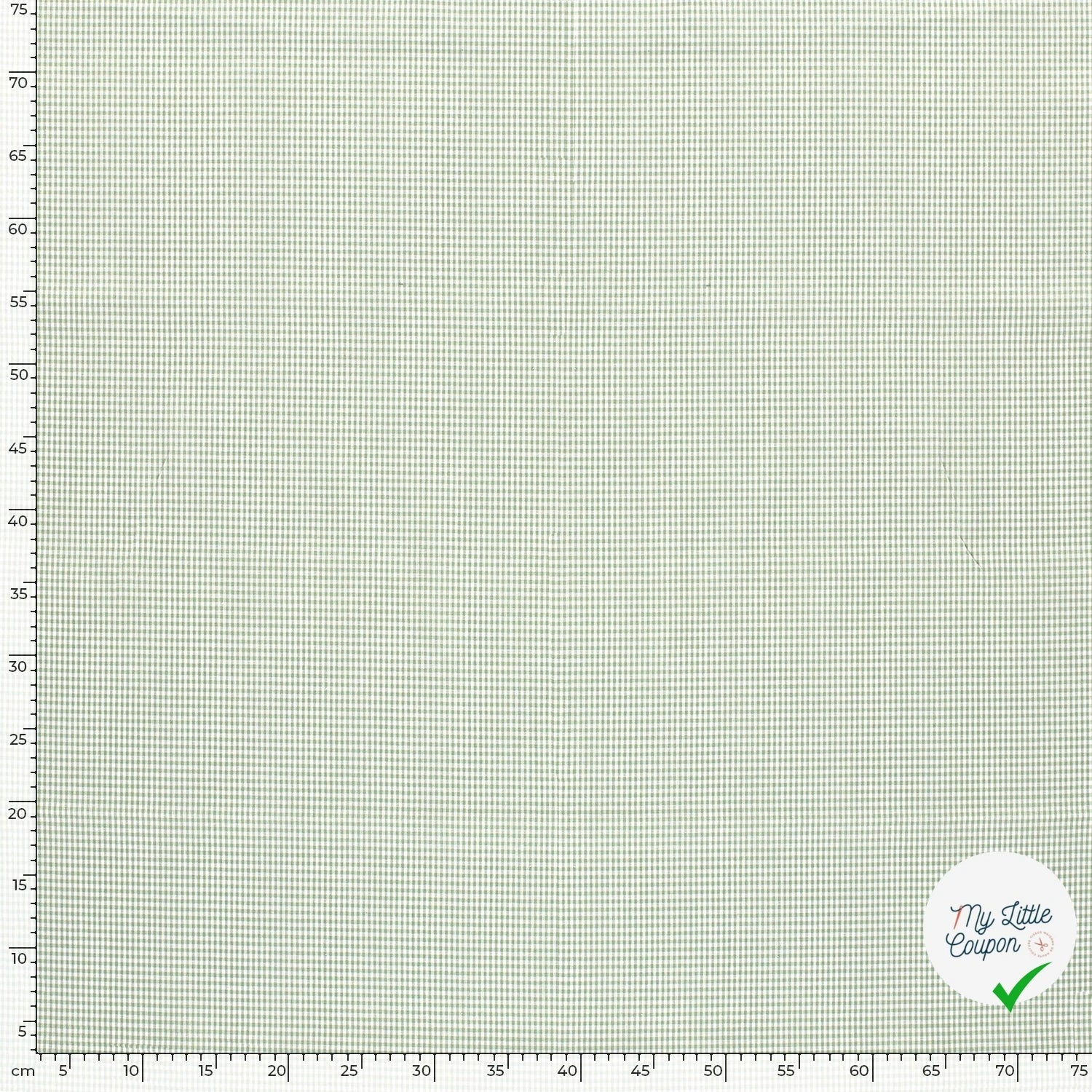 VICHY MINI CARREAUX COTON MENTHE - My Little Coupon