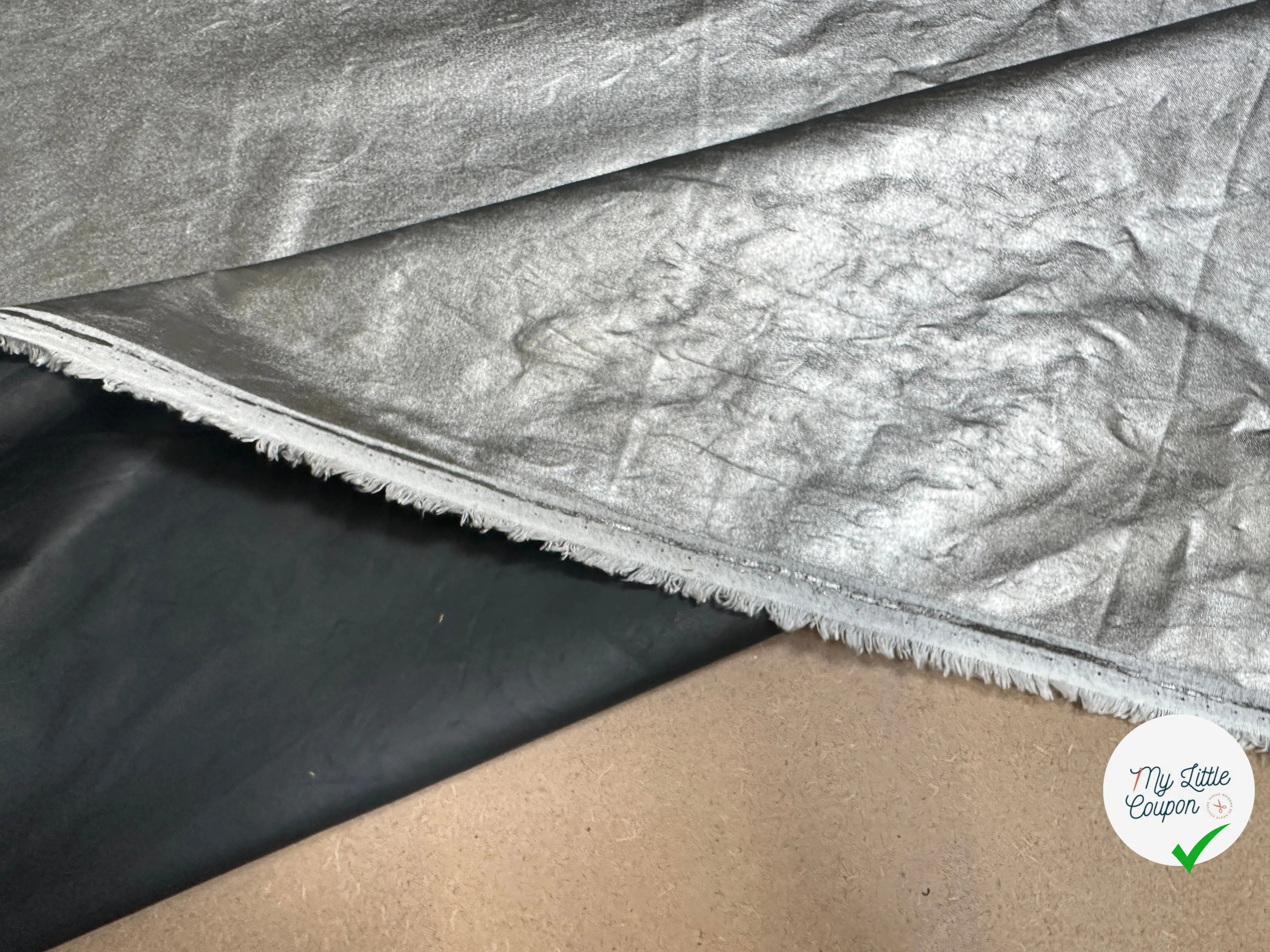VINYLE PURE COTON ARGENTÉ COMO - My Little Coupon