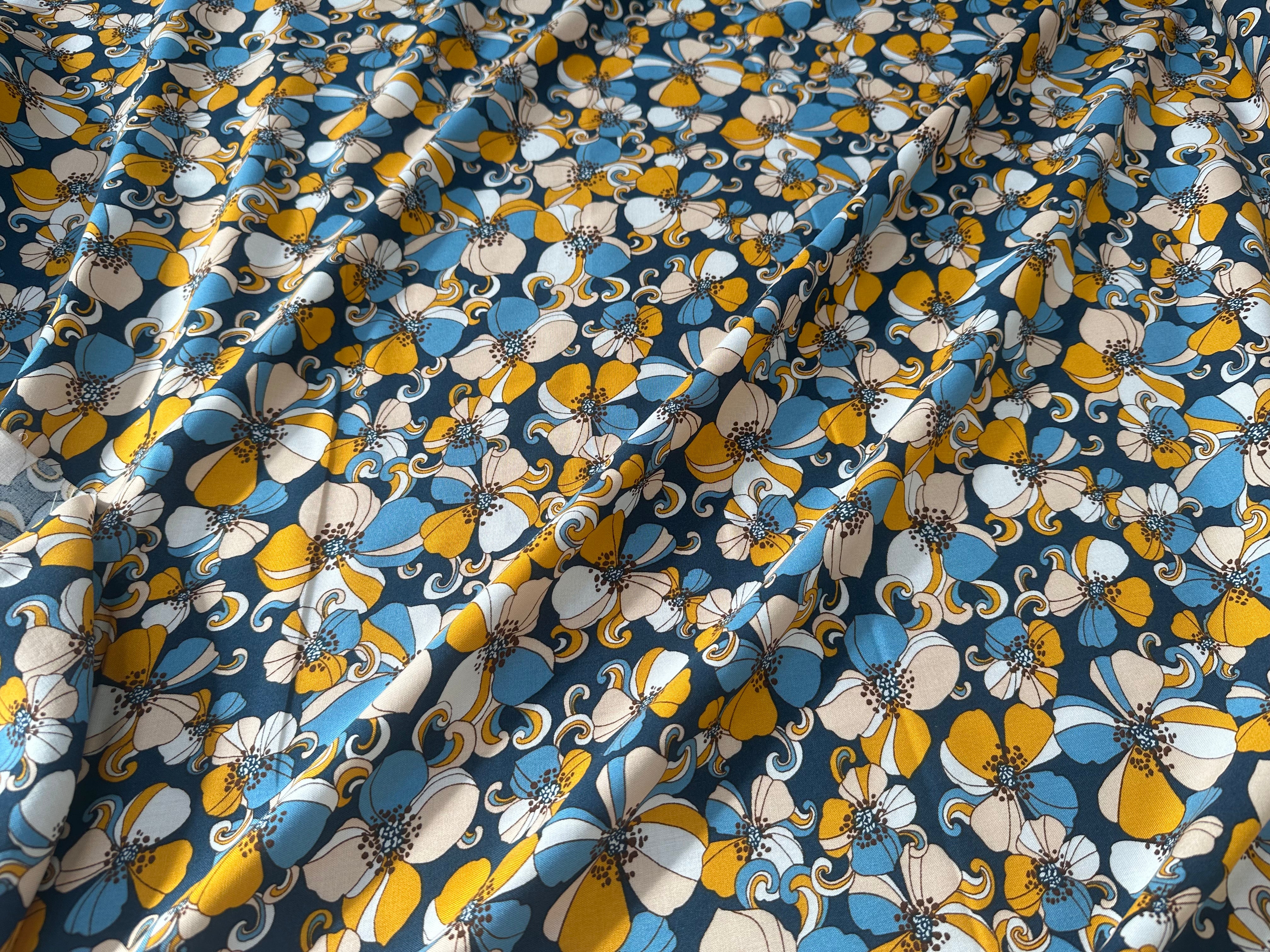 VISCOSE BELINDA MARINE OEKO-TEX - My Little Coupon
