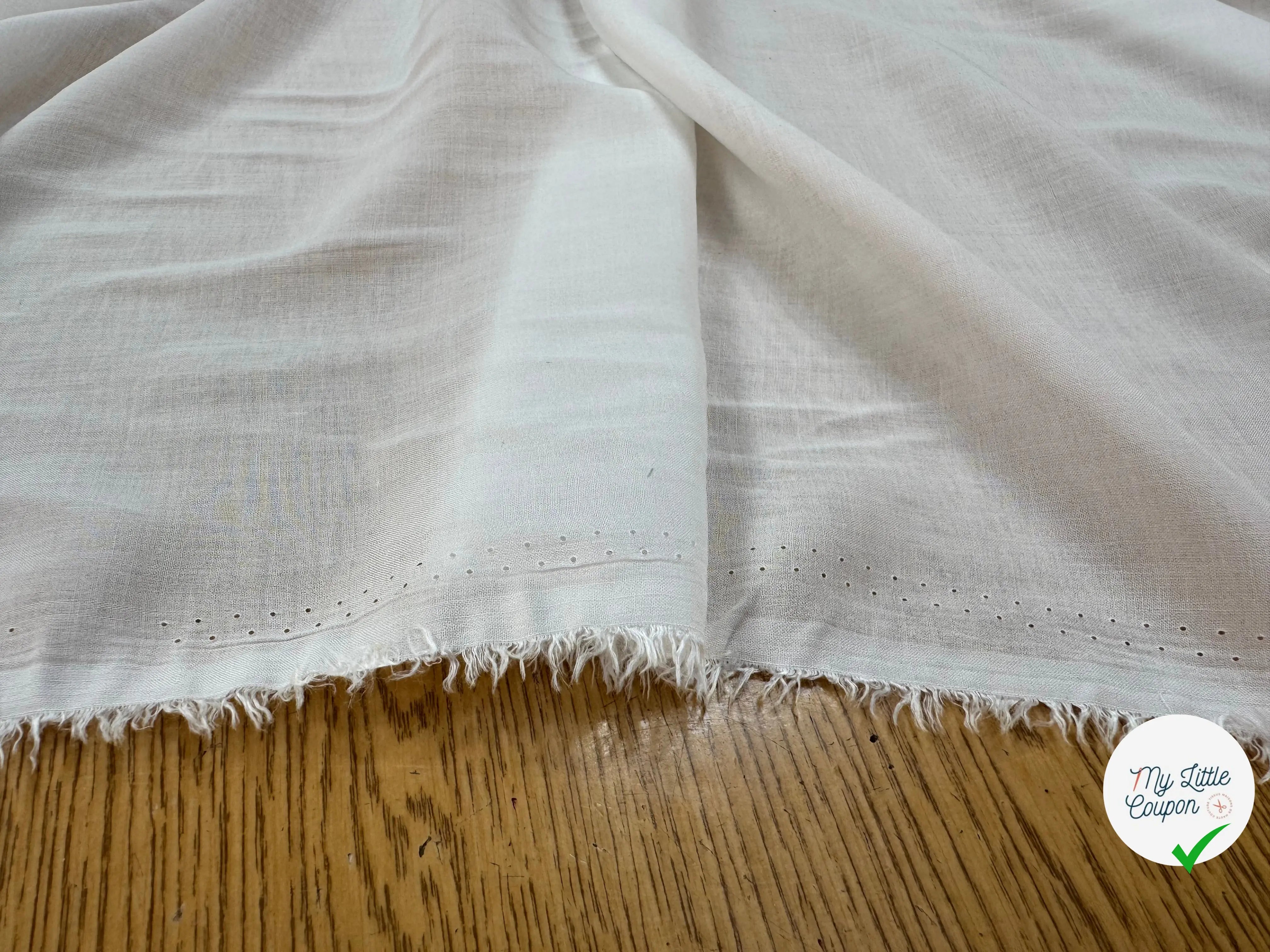 VISCOSE BLANC UNI - My Little Coupon
