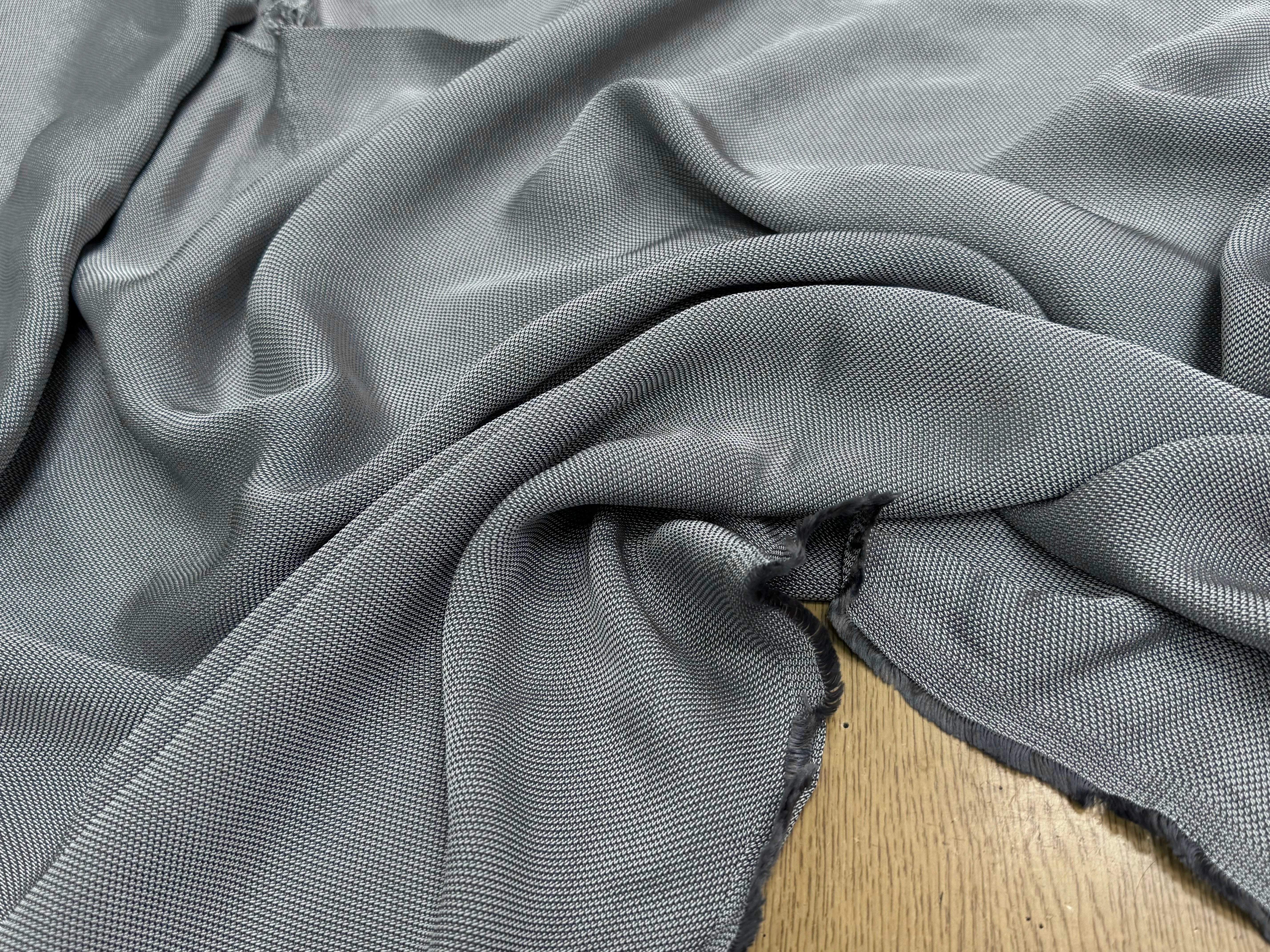 VISCOSE CANEVAS LOURDE SOUPLE FLUIDE ACIER - My Little Coupon