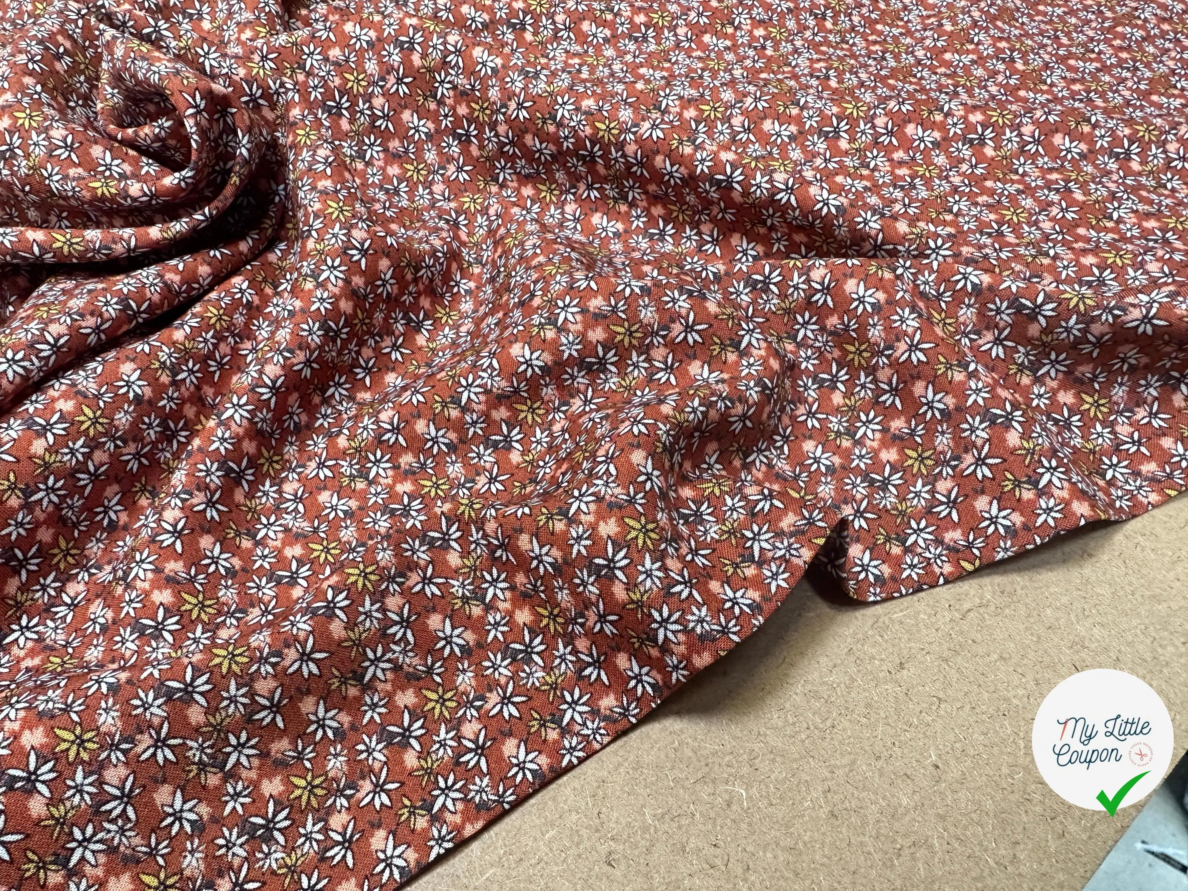 VISCOSE CARLOTA ACAJOU / OCRE 1UNUM D6X 150 - My Little Coupon
