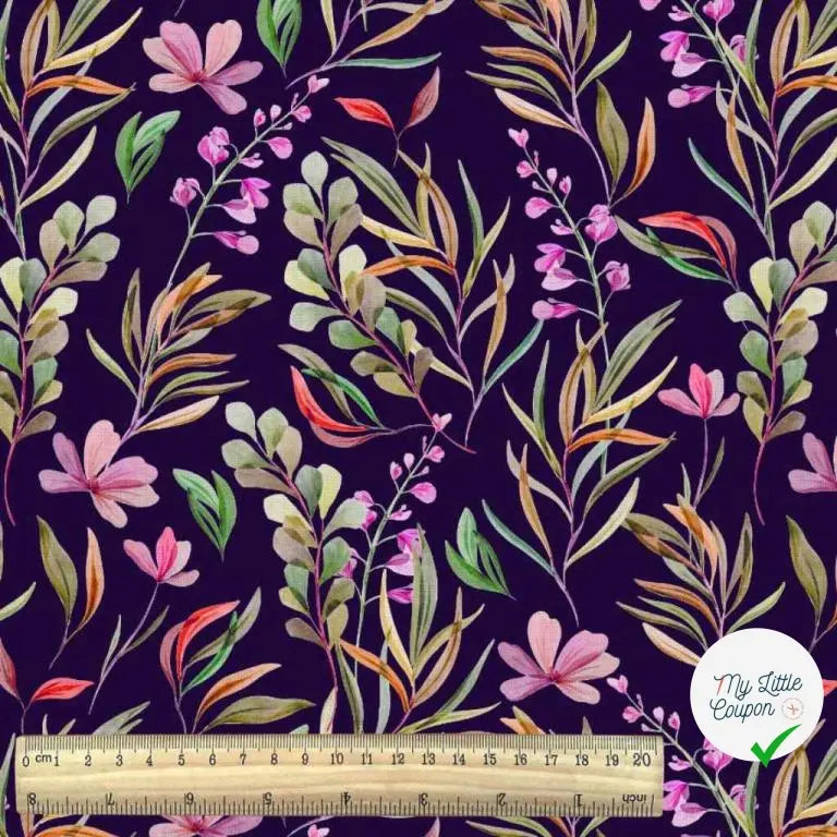 VISCOSE CLEOPHEE MYRTILLE / MULTICO - My Little Coupon