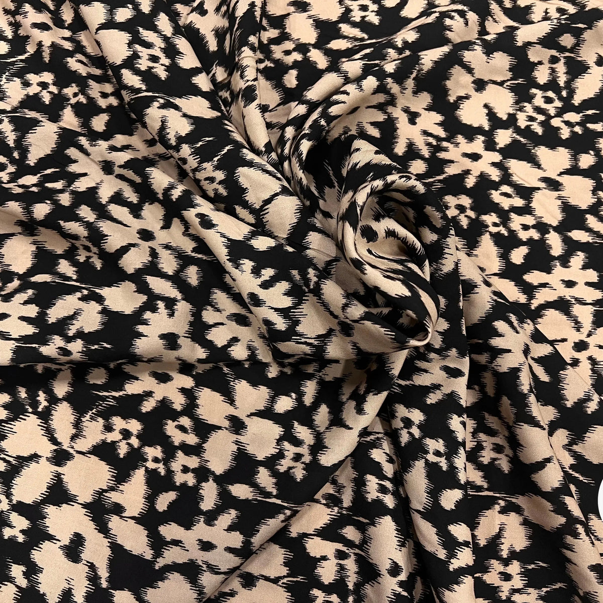 VISCOSE COROLLE NOIR ET BLANC - My Little Coupon