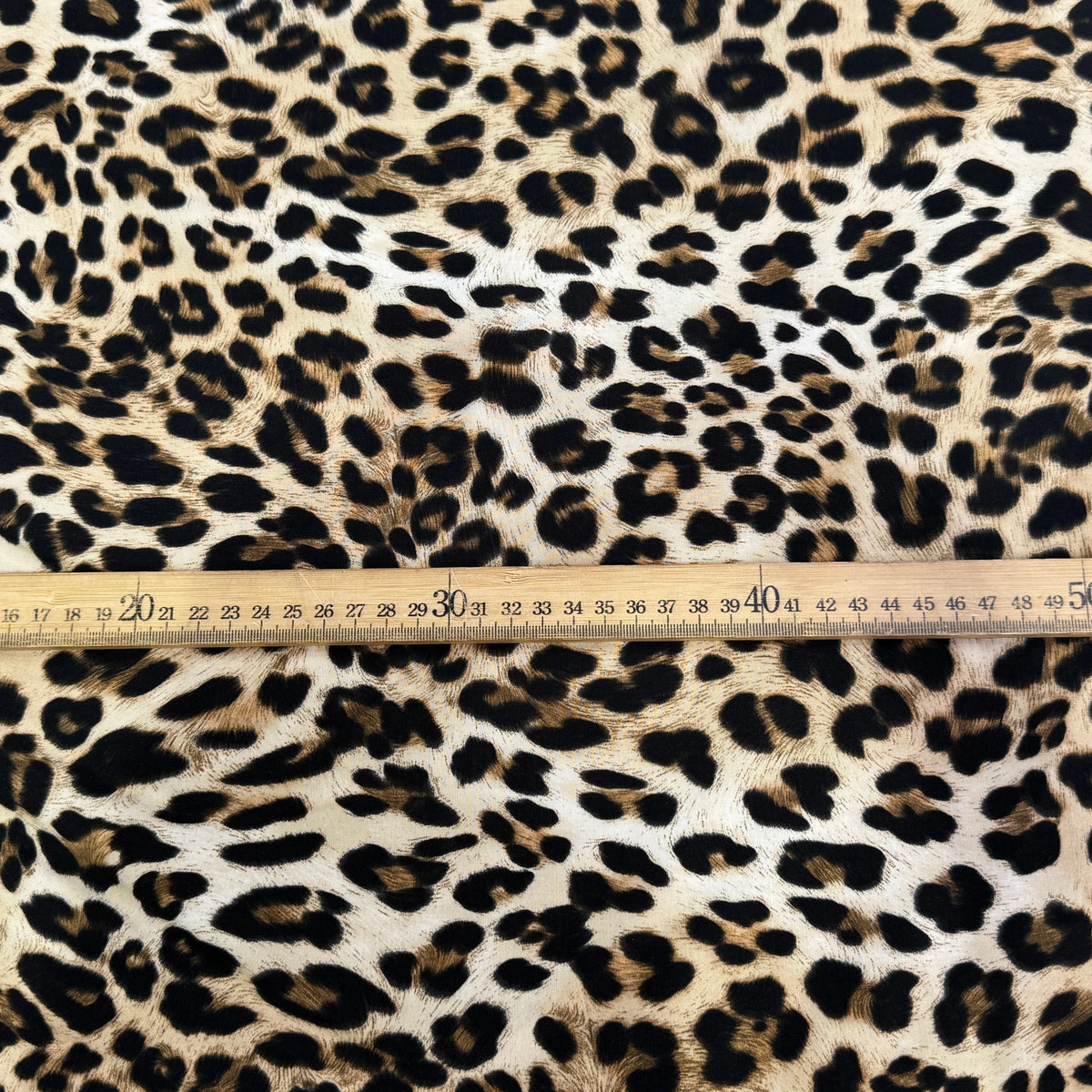 VISCOSE DOUCE LÉOPARDO FLUIDE MARRON BEIGE ET NOIR - My Little Coupon