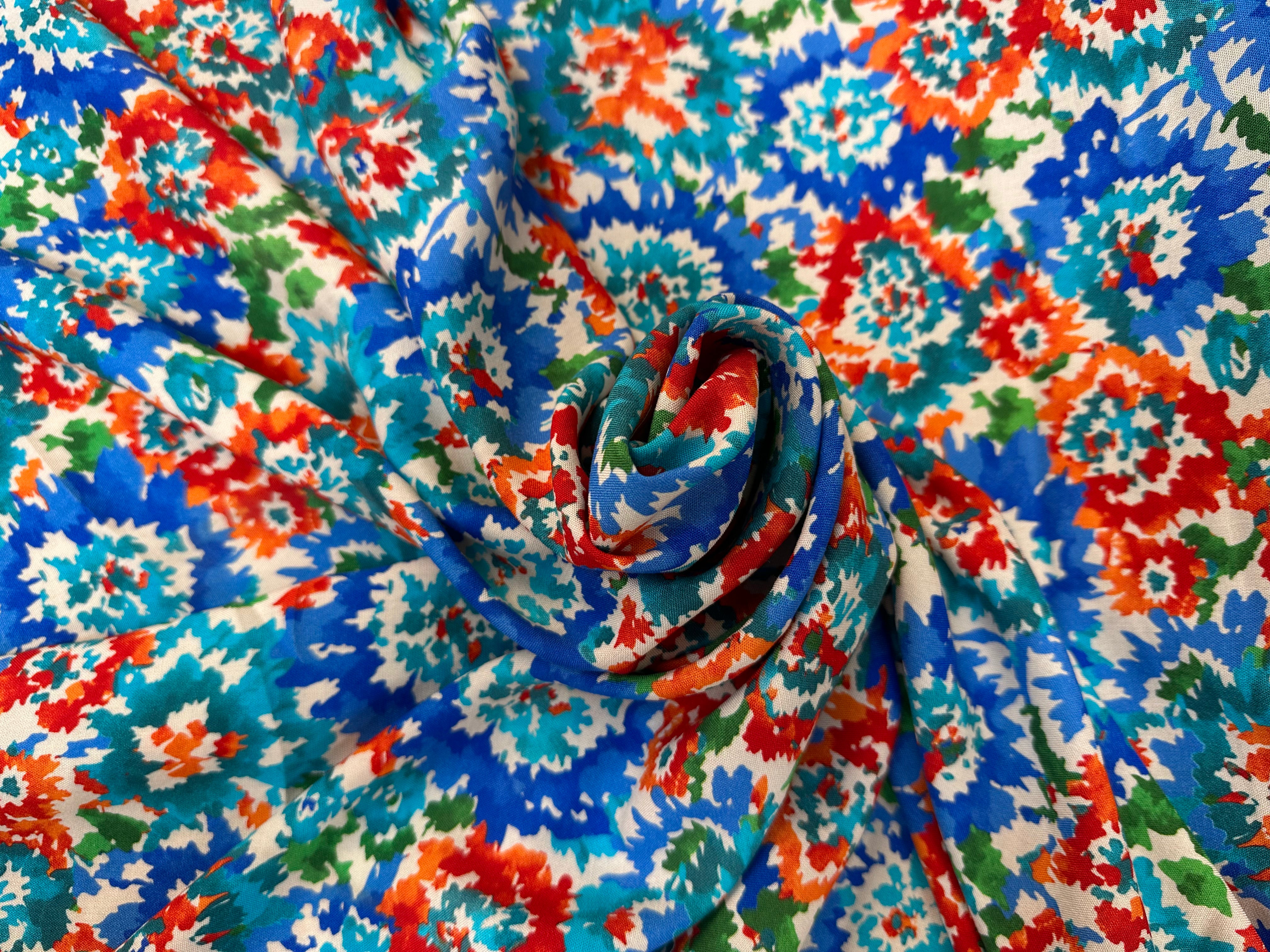 VISCOSE FLEURS DE AQUARELLE - My Little Coupon