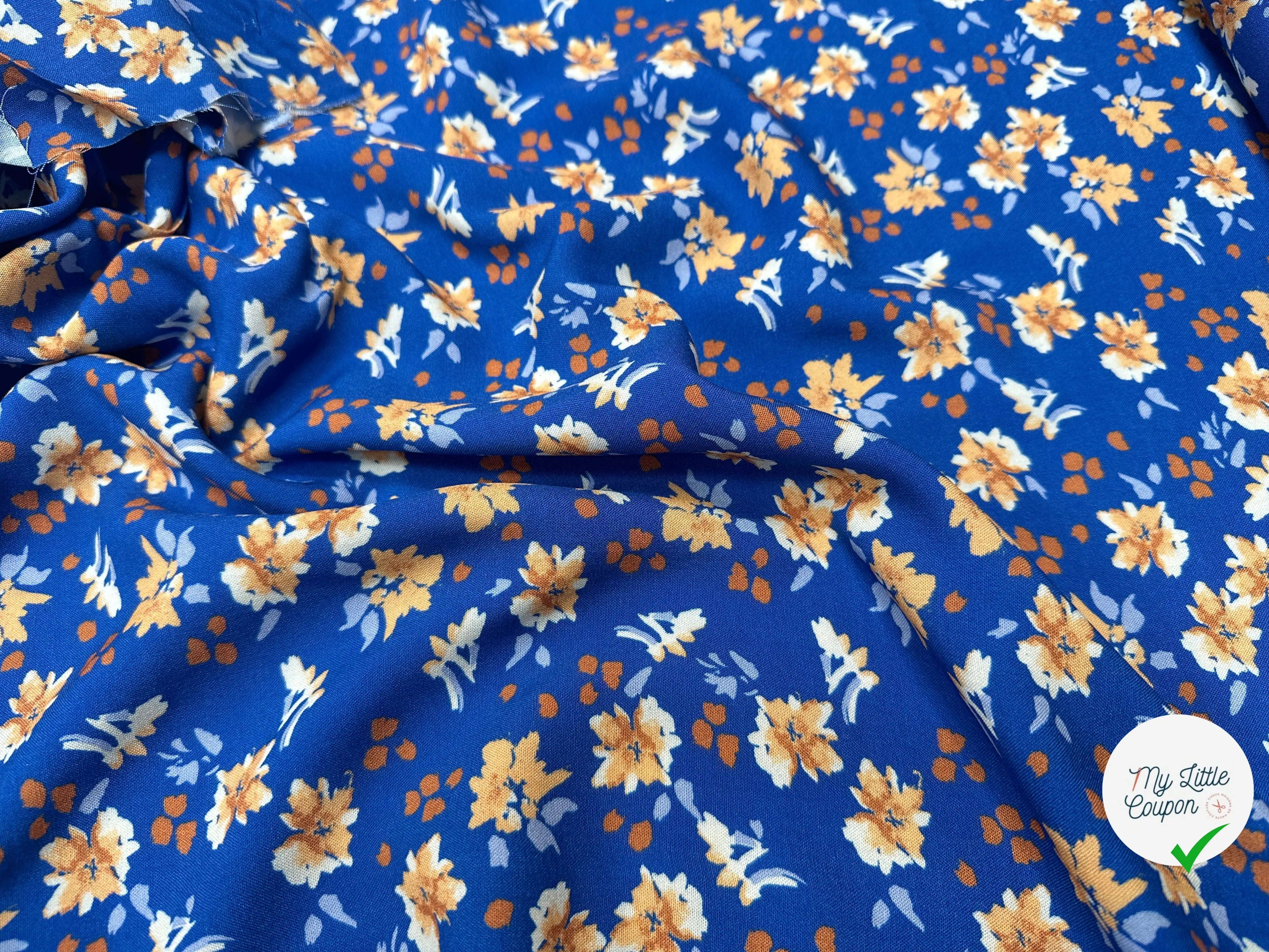 VISCOSE GINGER COBALT / AMBRE 1CNUM D7X 150 - My Little Coupon