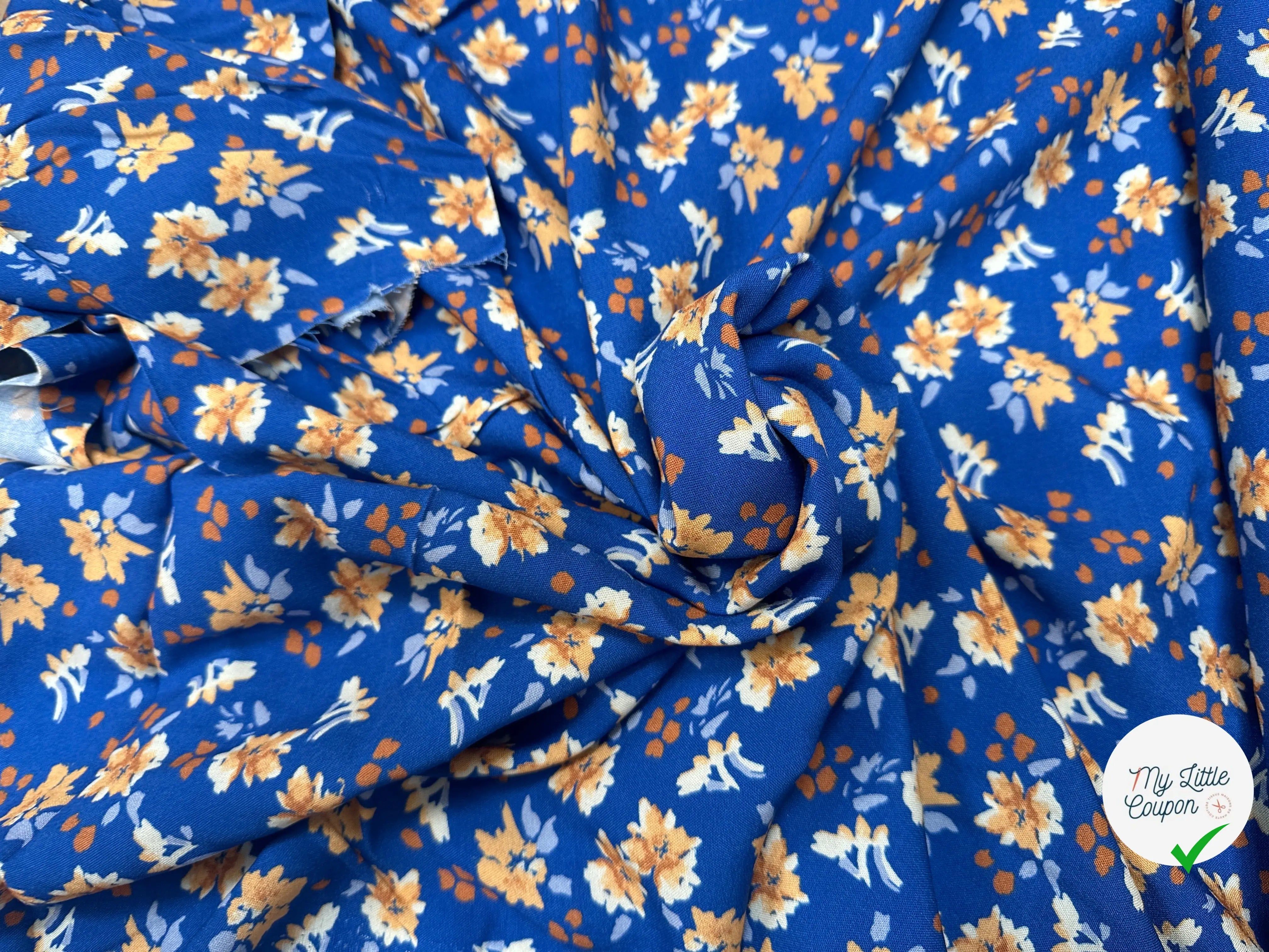 VISCOSE GINGER COBALT / AMBRE 1CNUM D7X 150 - My Little Coupon