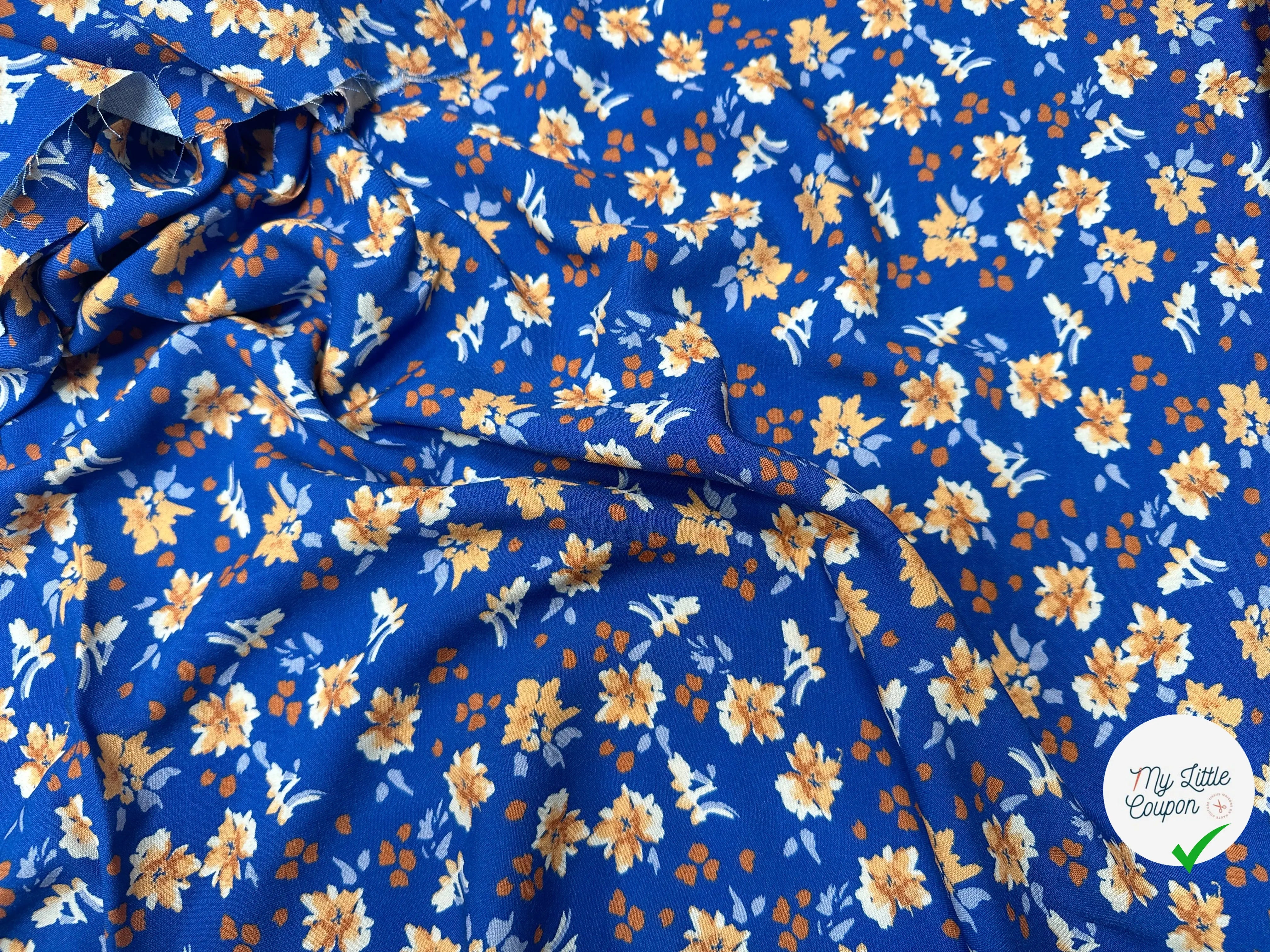 VISCOSE GINGER COBALT / AMBRE 1CNUM D7X 150 - My Little Coupon